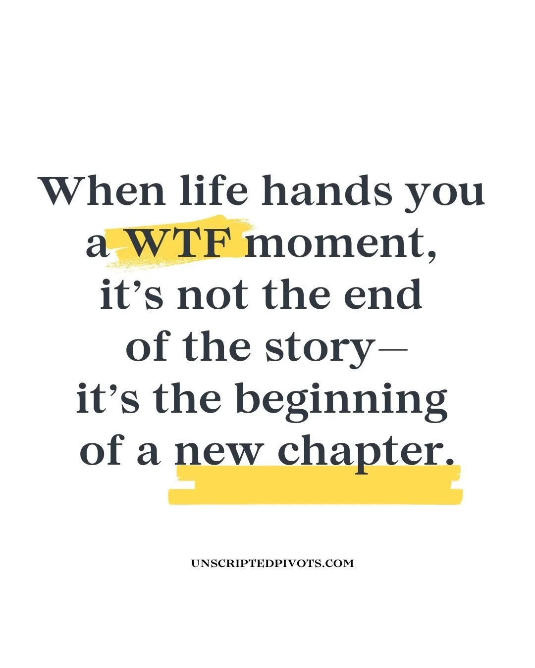 Here&rsquo;s the truth: those moments aren&rsquo;t roadblocks ~ they&rsquo;re plot twists, opening the door to your next big opportunity.  Ready to pivot? Let&rsquo;s connect!
