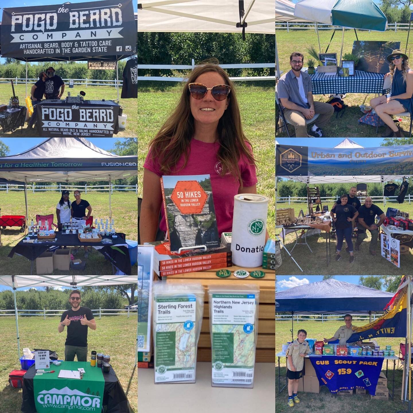 We would like to thank our incredible Hike Fest vendors again! Make sure you give them a follow and check out all they have to offer. @nynjtc @longpathoutfitters @urbanandoutdoorsurvival @fusioncbd @pogobeardco @campmor @treescapeadventurepark and Bo