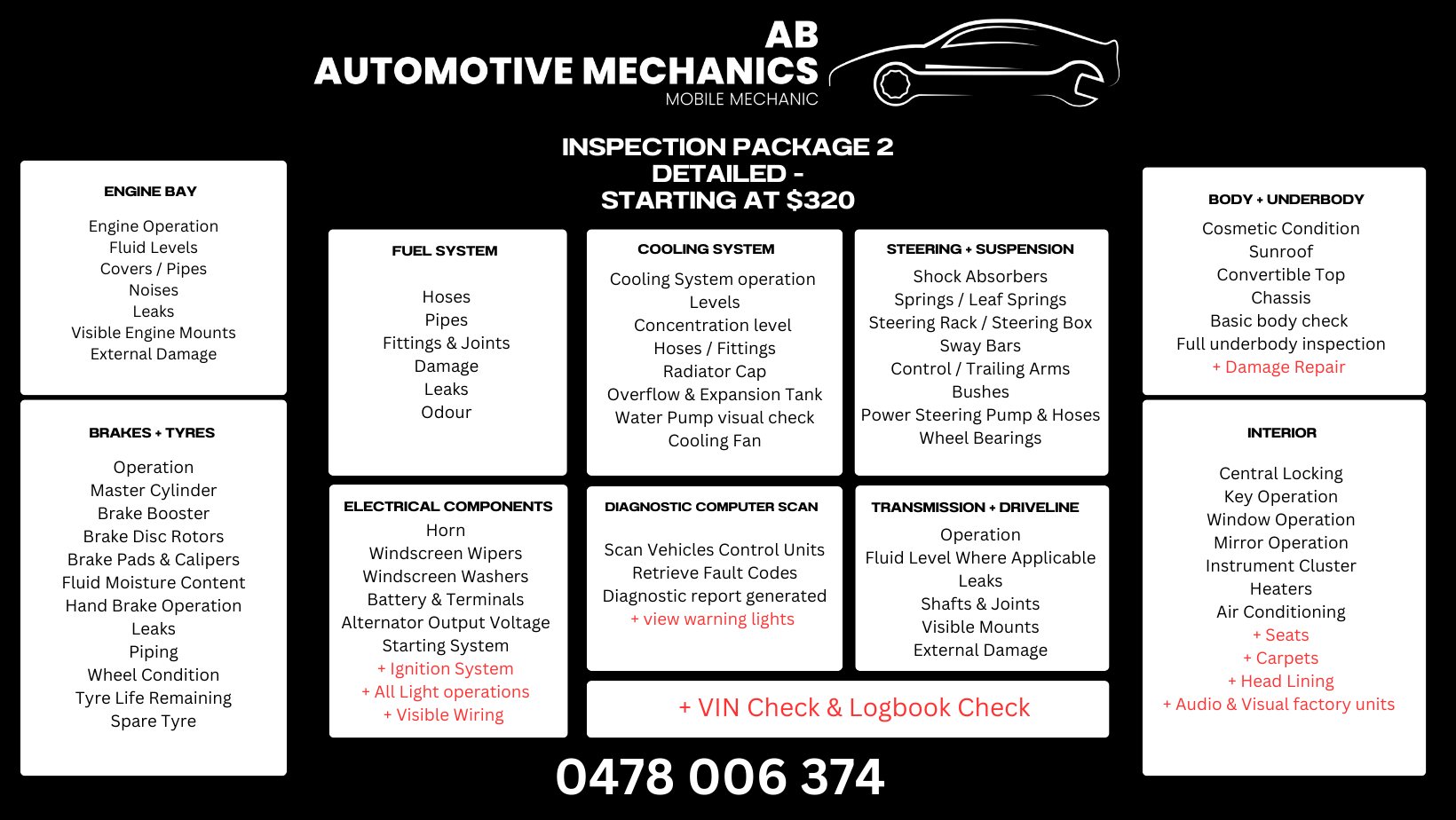 Inspection Package 2 — AB Automotive Mechanics