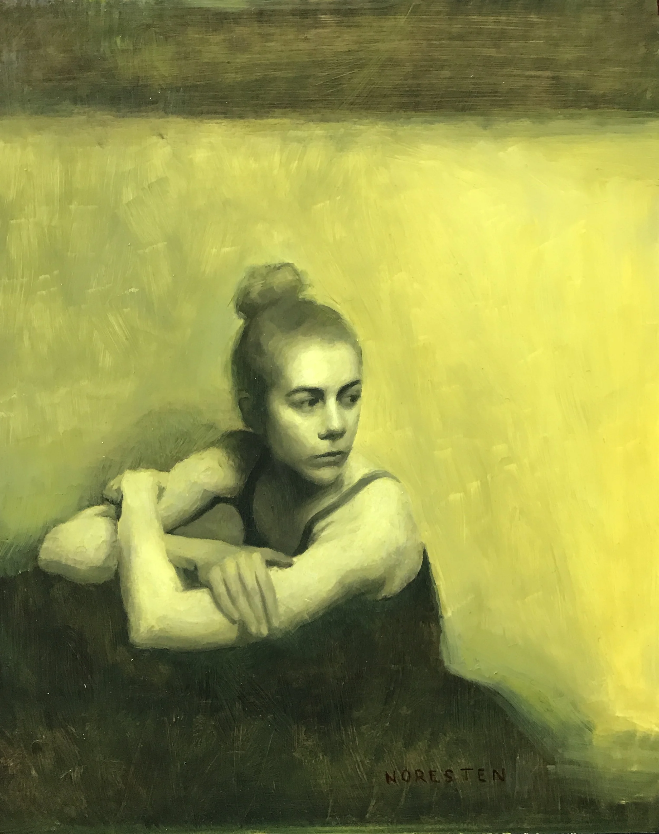 Britta Noresten_Poison (yellow)_oil on panel_30x24_2020.jpeg