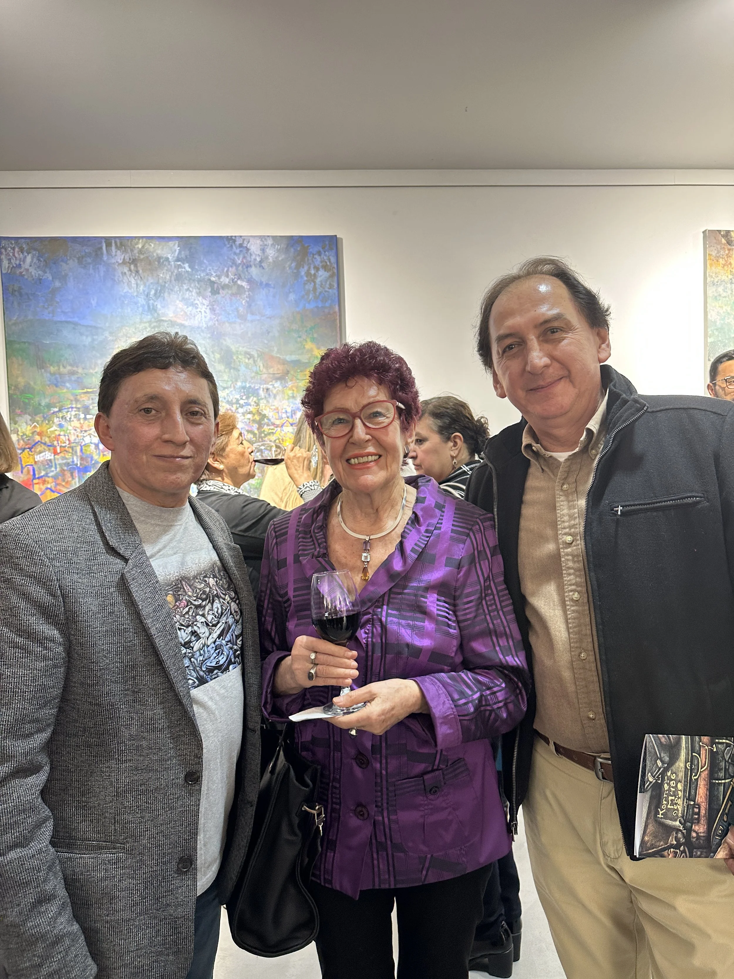 Hernan Illescas, Madelaine Hollander, Victor Vilacreses