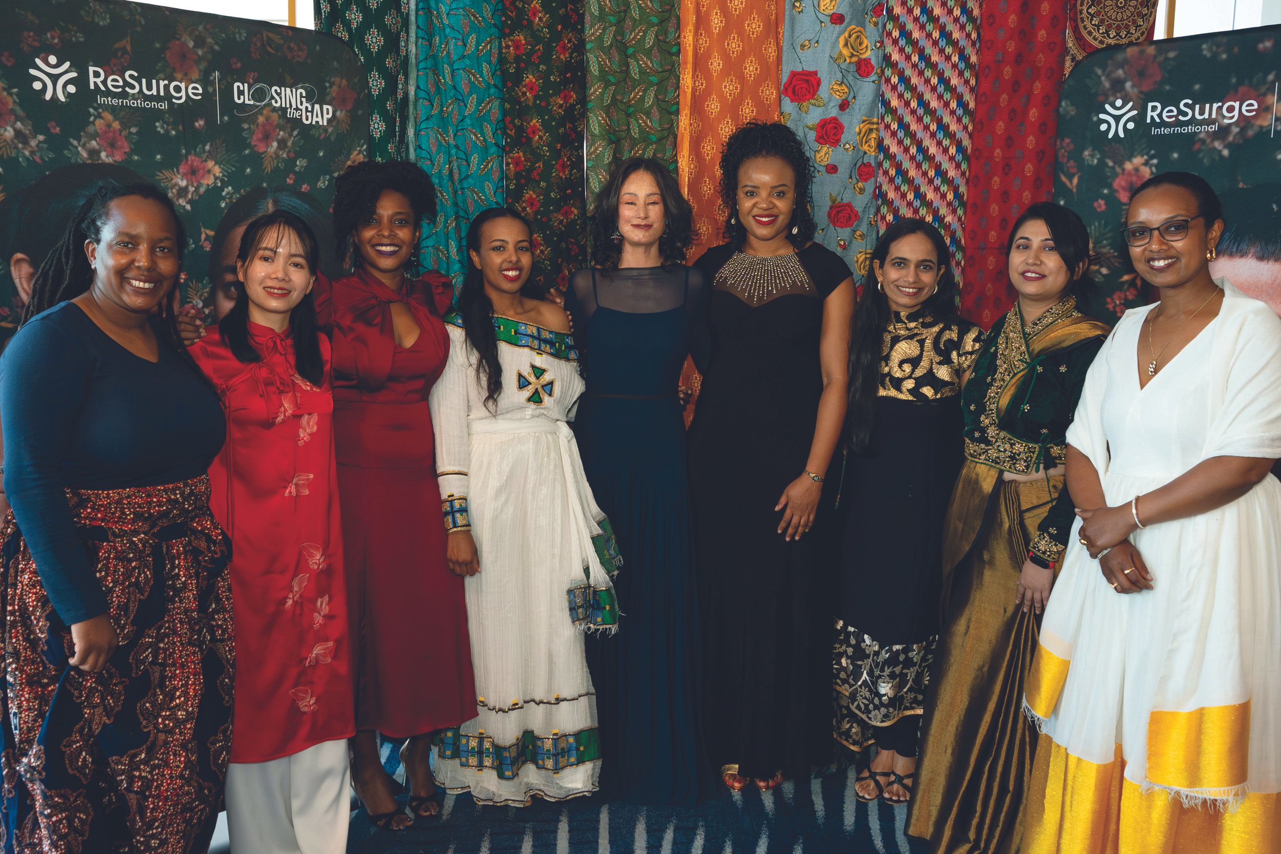 Surgeons from the Pioneering Women in Reconstructive Surgery program and other brand champions at a fundraising event.