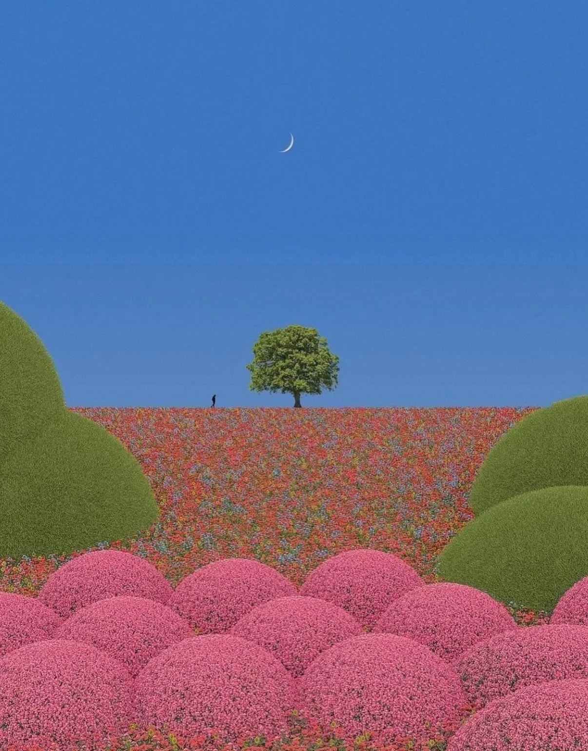 @andhikaramadhian's work invites you to see the world differently. His images are simple yet surreal, showing bright fields, lone houses, and open skies in ways that make you stop and think. Every scene feels calm and carefully balanced, with few ele