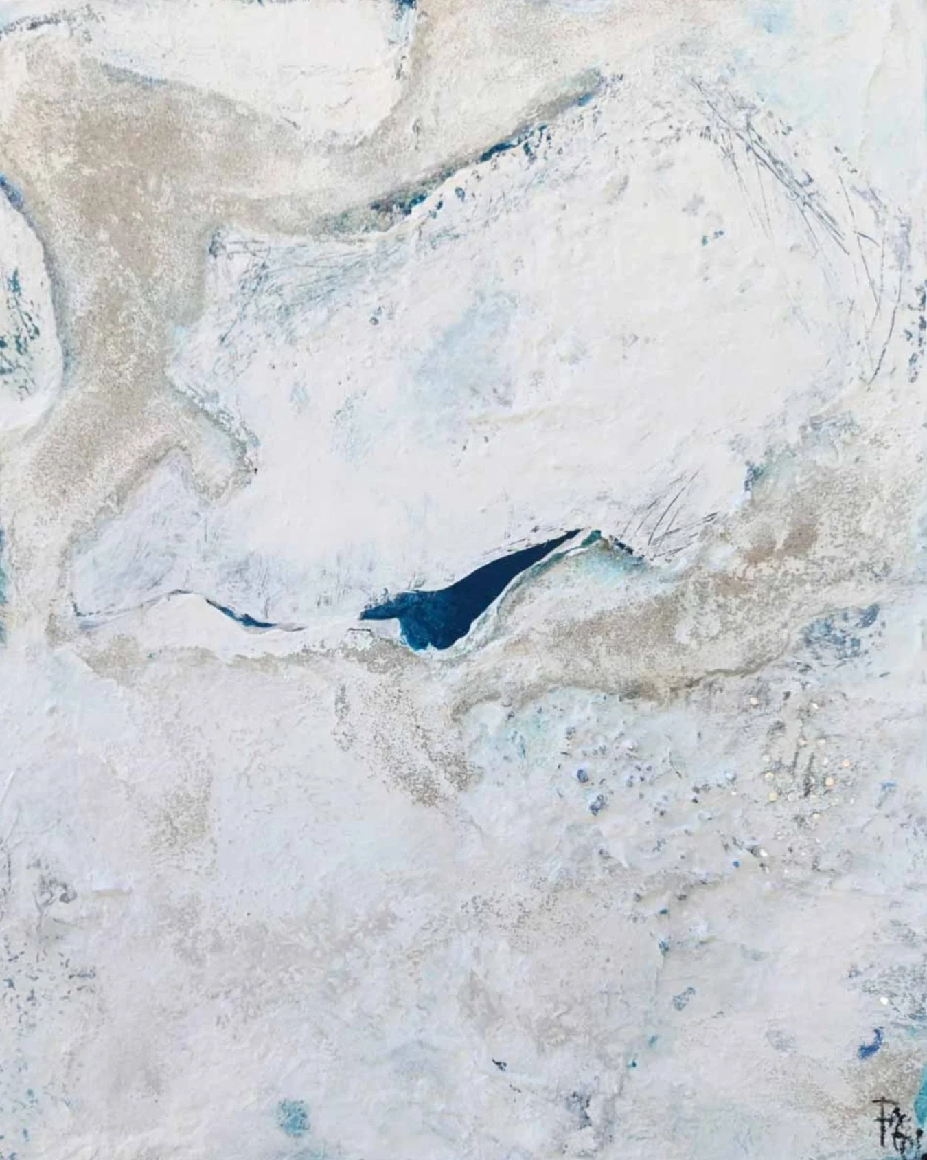 Arctique IV by Corinne Pag&egrave;s, 2024.

#CorinnePages