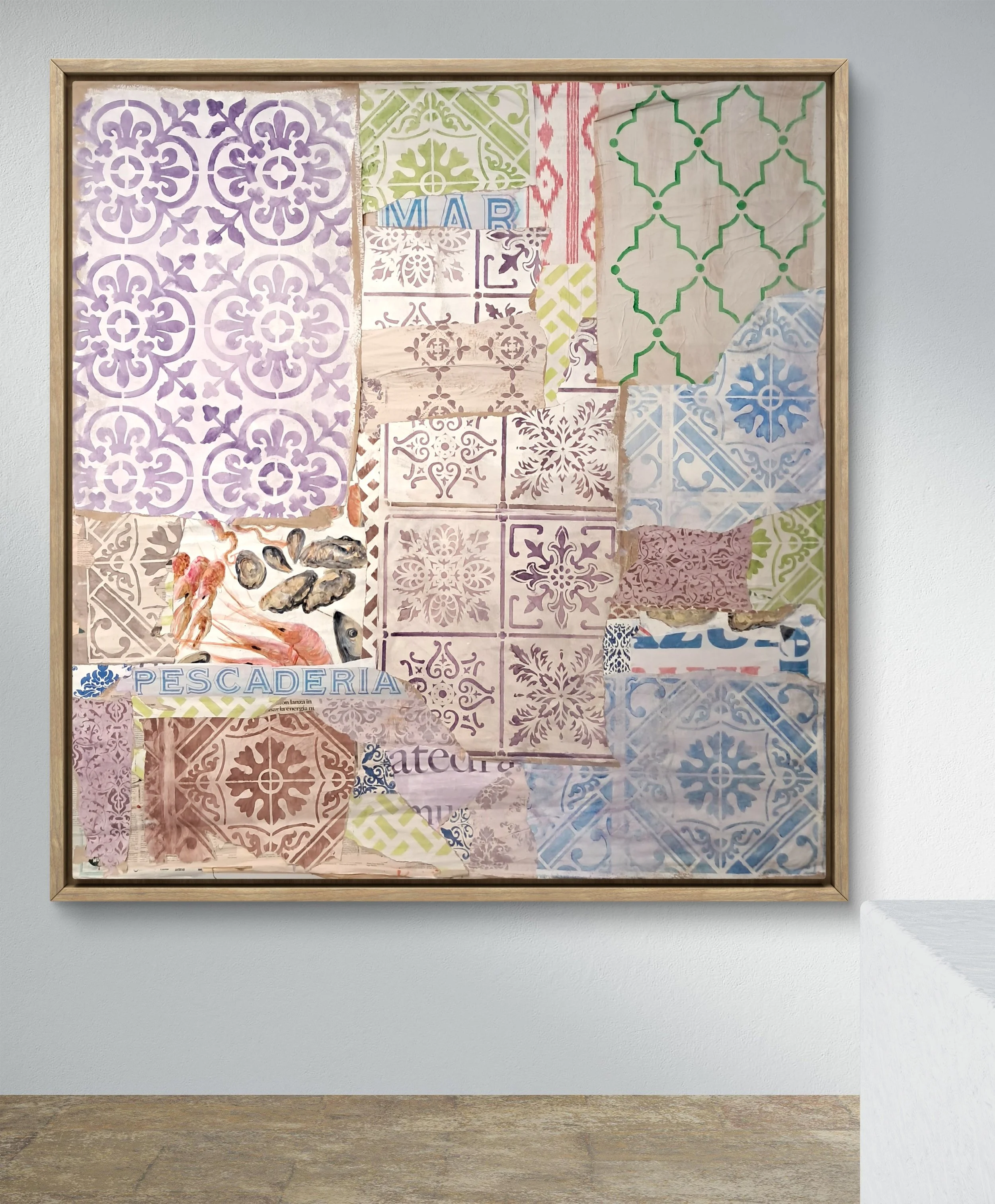 Bohemia-Mixed Media Artwork - collages- 1.50x1.60