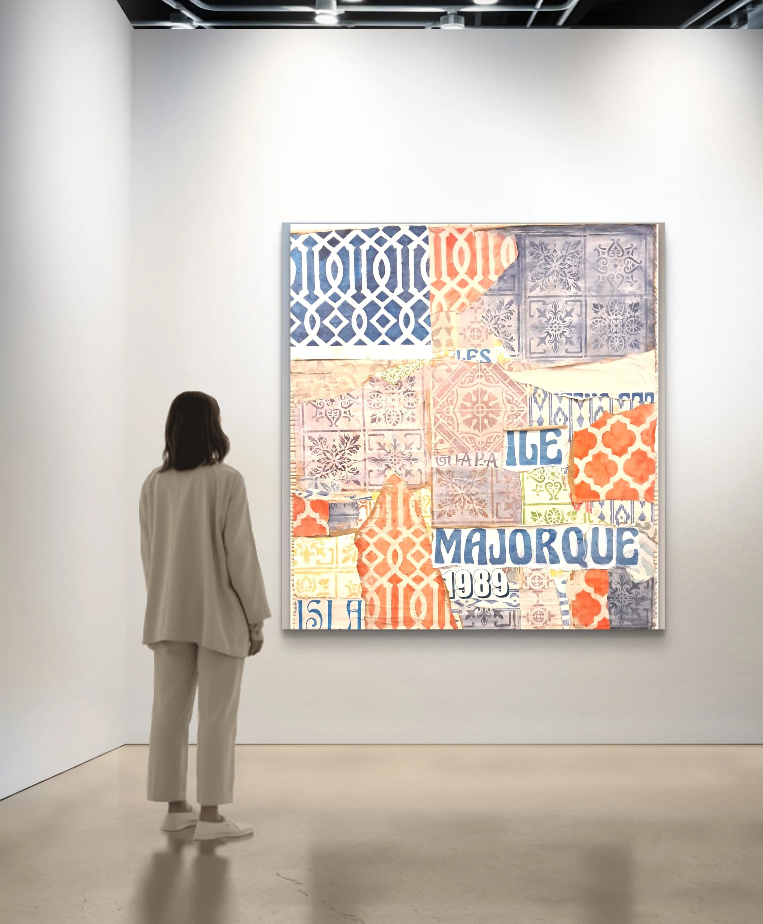Majorique-Mixed Media Artwork - collages- 1.50x1.60