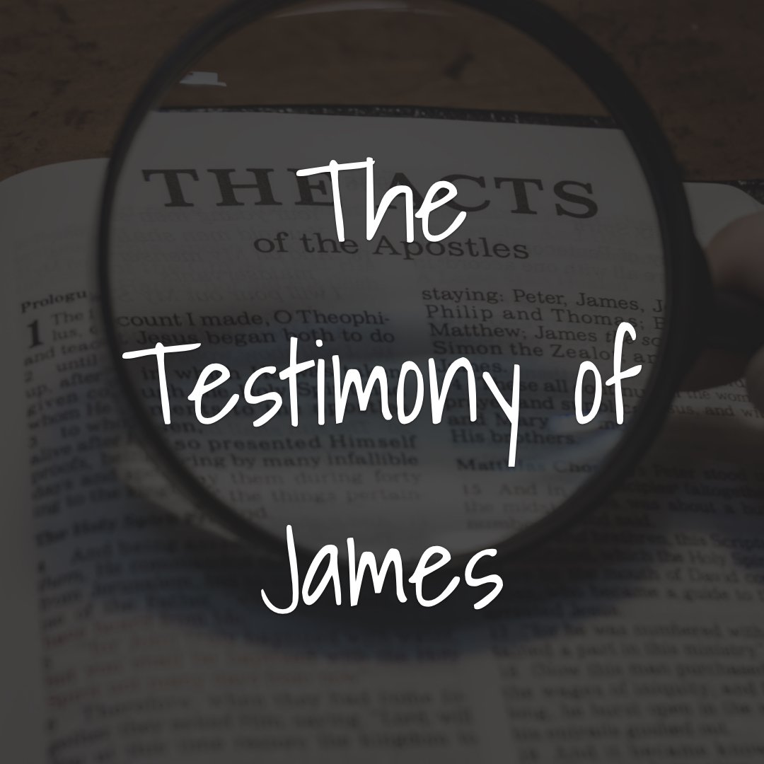 The Testimony of James