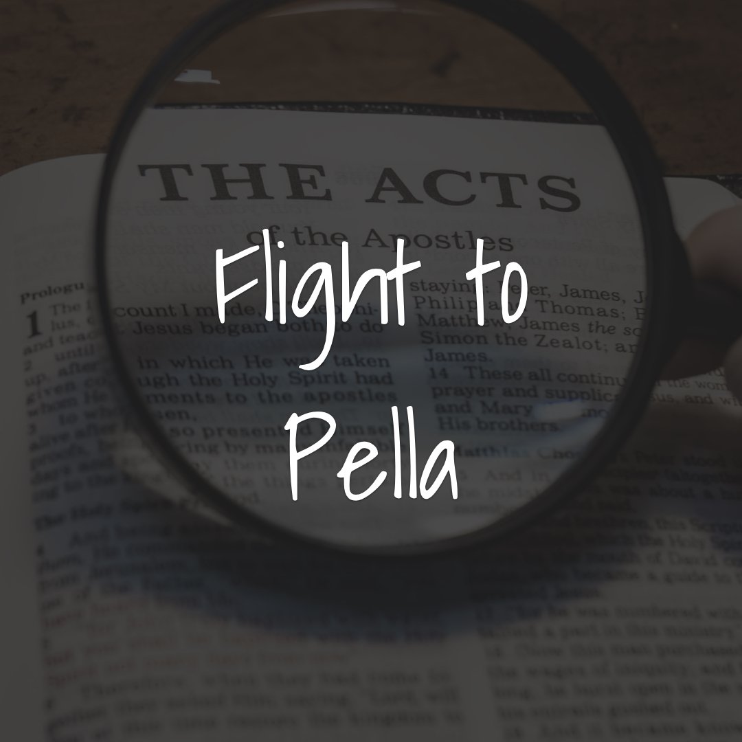 Flight to Pella