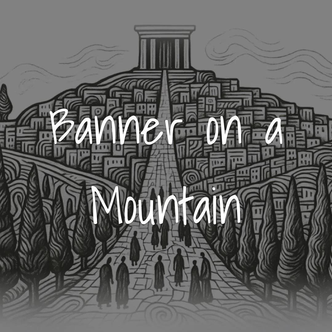 Banner on a Mountain
