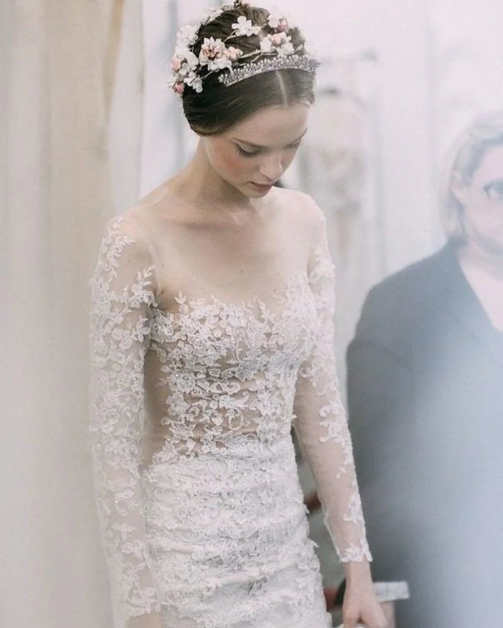 Enchanting gown from @reemacra via @the_lane. #weddingdresses #weddingideas #springwedding