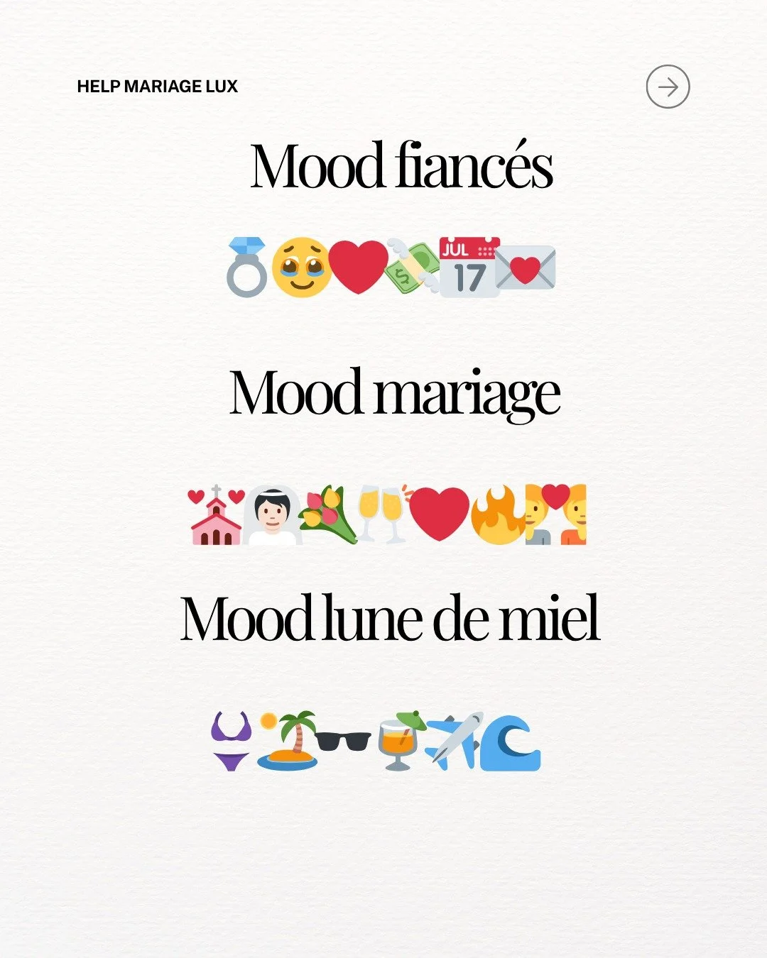 💍✨ **Les fian&ccedil;ailles, le mariage et la lune de miel : trois &eacute;tapes, trois &eacute;motions totalement diff&eacute;rentes !** ✨💍

Quand on se fiance, on r&ecirc;ve. 💍
On imagine la robe, le lieu de r&eacute;ception, les alliances, la d