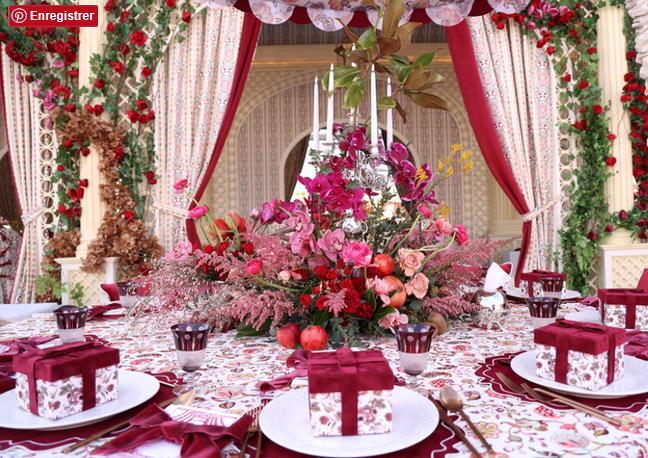 Un mariage inspiré des jardins anglais au cœur du Qatar