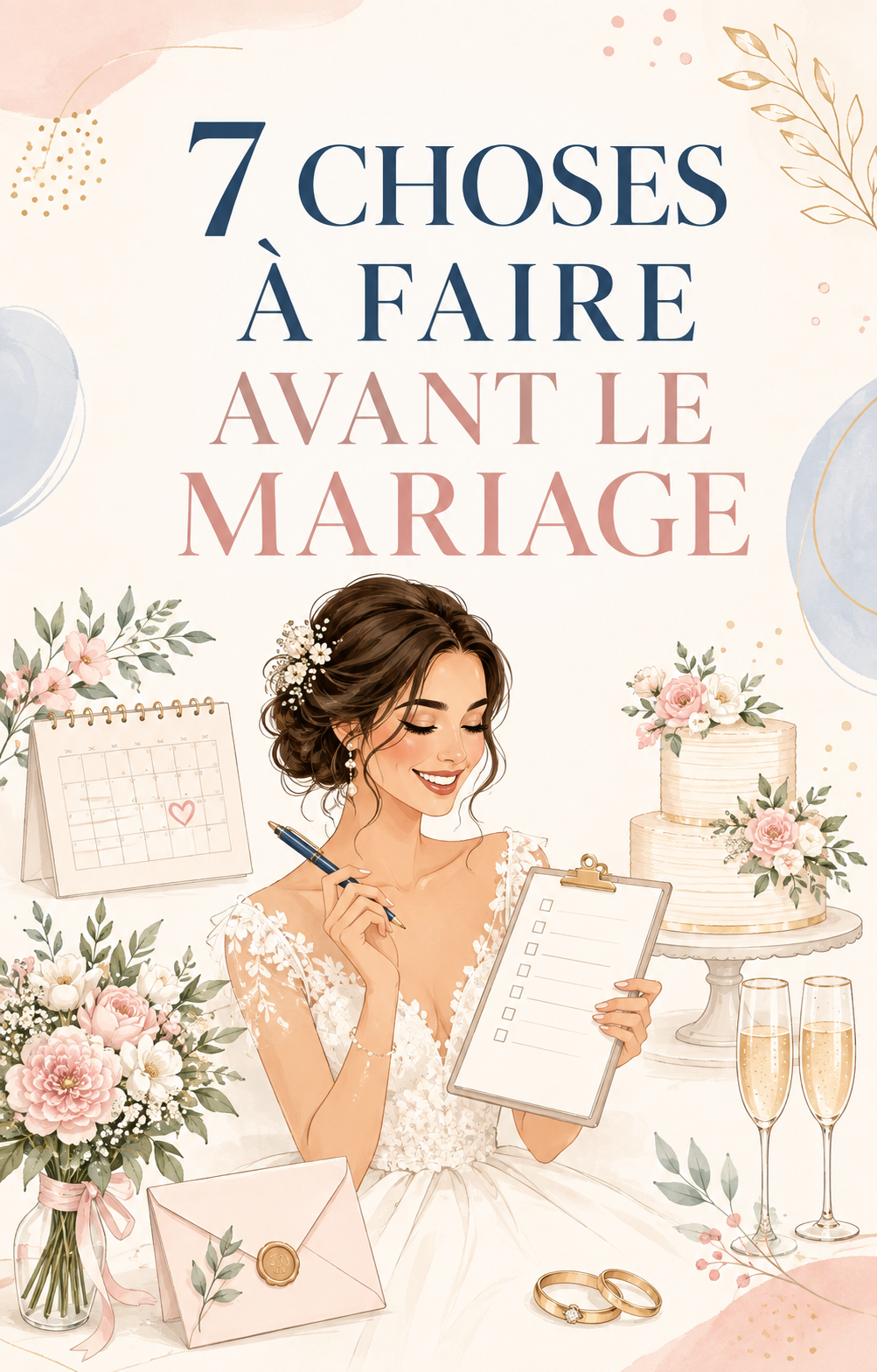 7 choses à faire une semaine avant votre mariage