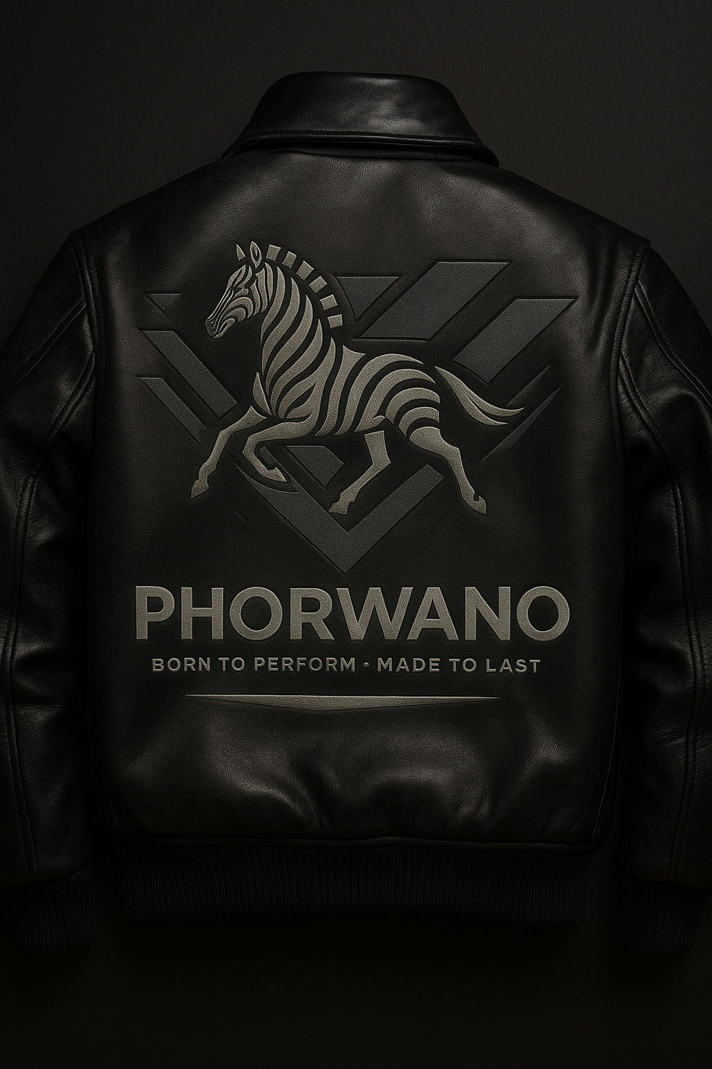 Phorwano Noir Sovereign Leather Jacket