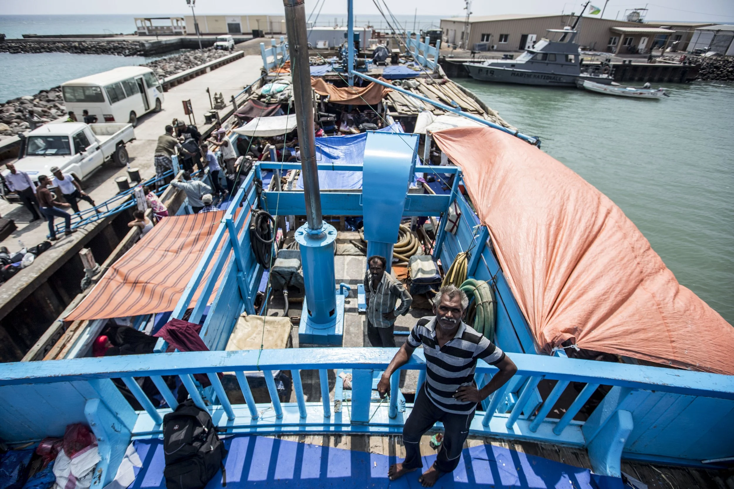 Using a pseudo sailing name, Magni Govi is one of the crew members on the boat. He has been working on ships between Yemen and the Horn of Africa for six years. “Not sure for how long we will be able to sustain this business.  These days, the only po