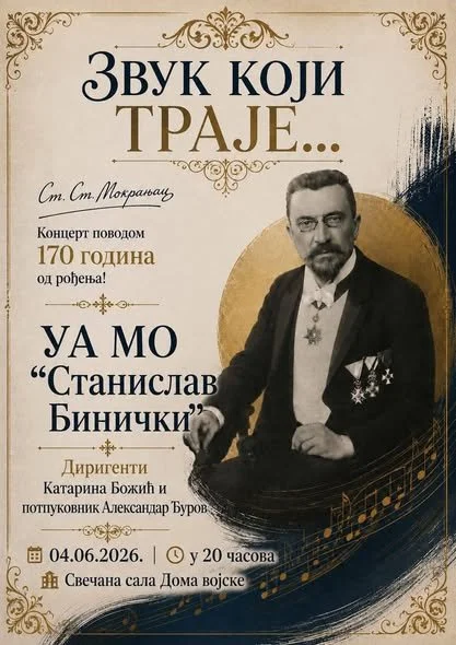 Zvuk koji traje: Koncert povodom 170 godina od rođenja Stevana St. Mokranjca
