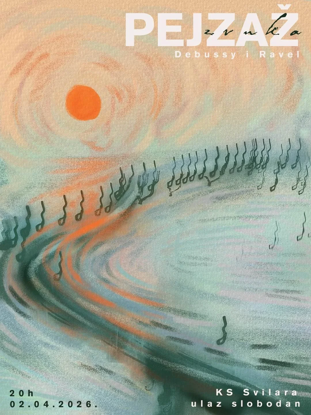 Koncert Pejzaž zvuka sa delima Debisija i Ravela večeras u KS Svilara