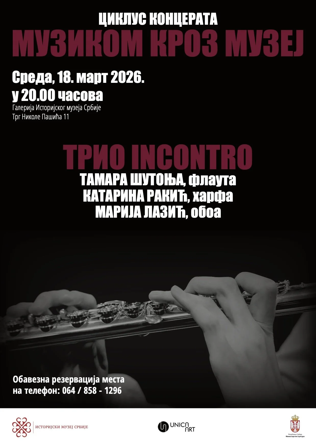 Muzikom kroz muzej: Koncert trija Incontro