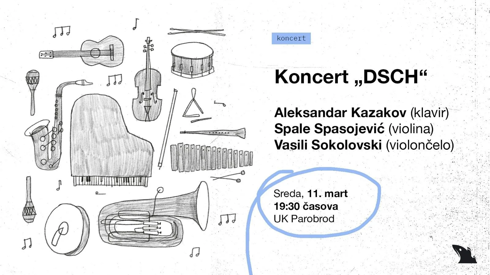 Koncert DSCH: Dramaturgija života Dmitrija Šostakoviča u kamernom formatu