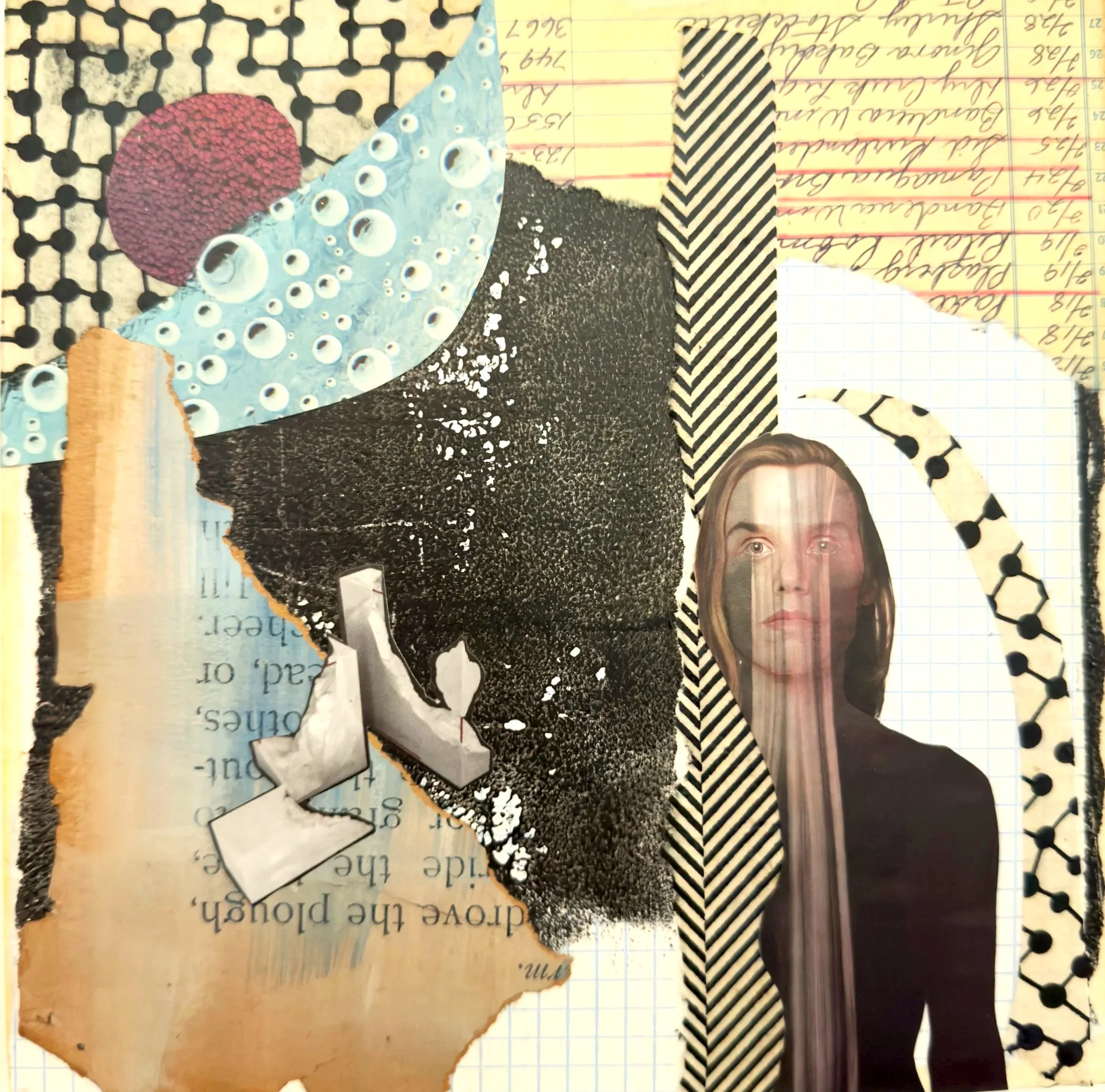 Mixed Media Collage on Paper