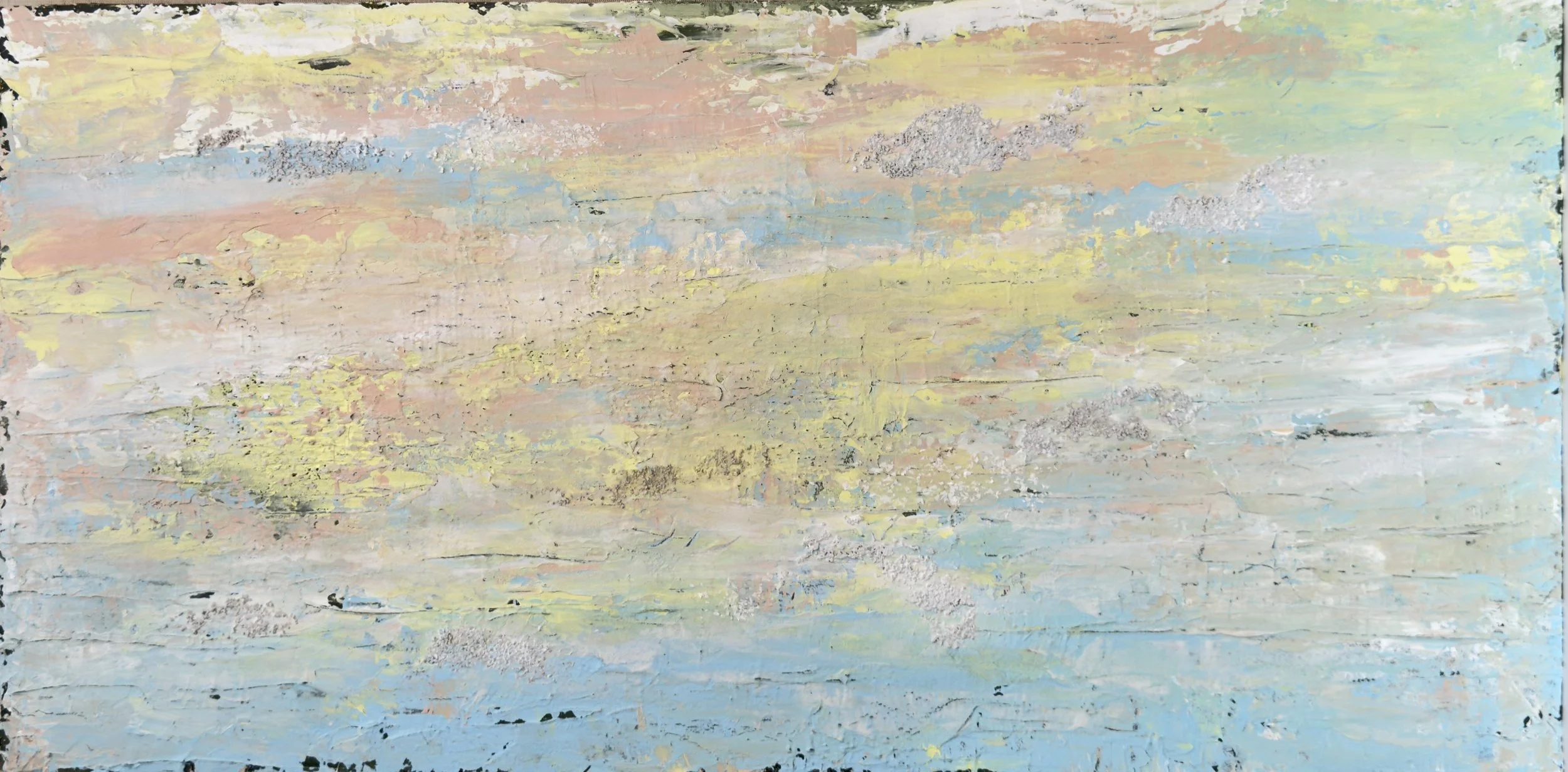 Abstract Acrylic on wood panel 