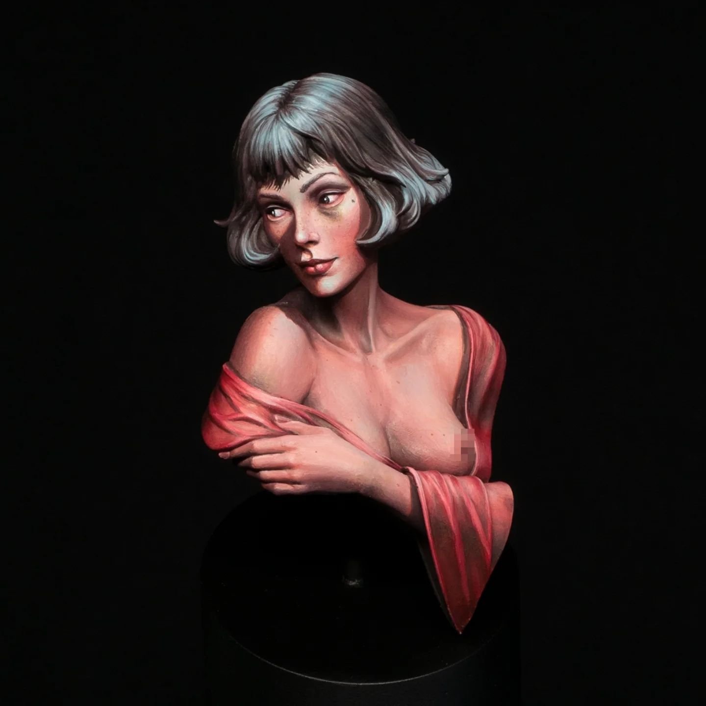 'La Framboise / Bruised', my new piece for Monte San Savino Show 2024. Was painted in around a week leading up to the competition and received a bronze in masters historical painting, which I am really happy with.

The figure is the academic woman bu
