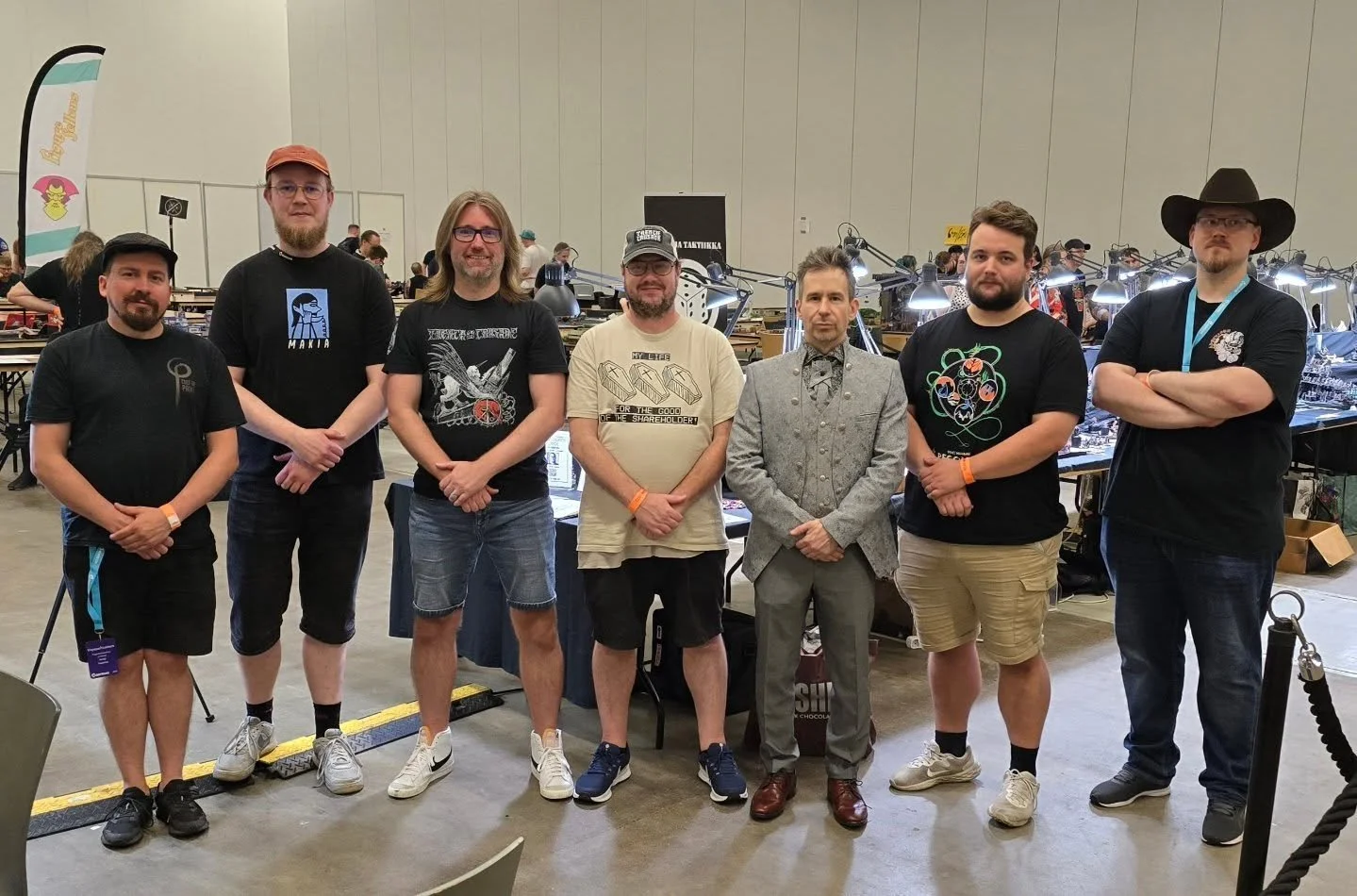 @ropecon.fi and our Cold North Open painting competition that we organize with the rest of the @coldtonessociety crew is now over, and what a weekend it was. It was my fourth time judging and organizing, and the competition just keeps getting better 