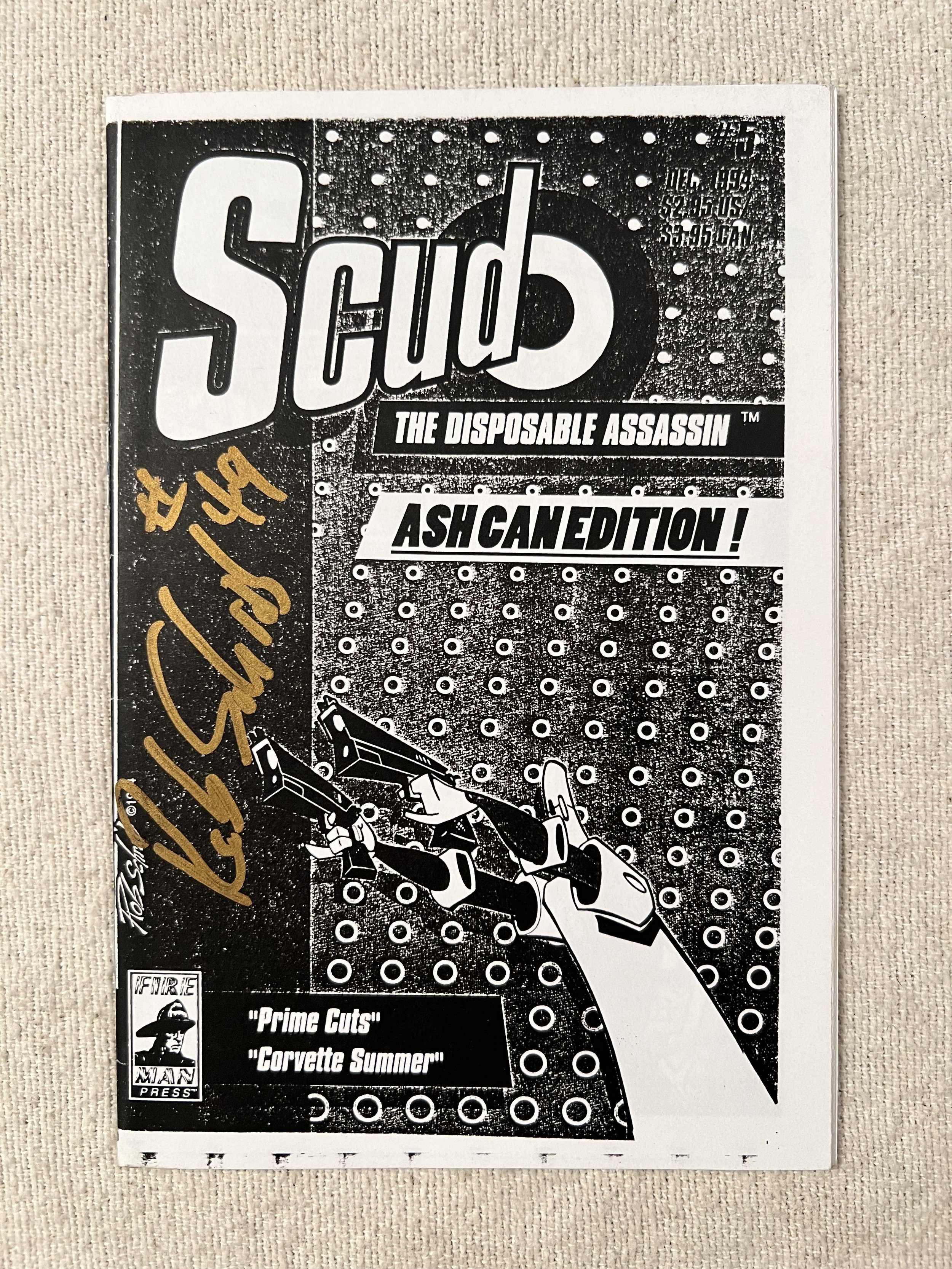 Scud Ashcan #5, Signed "49/100"