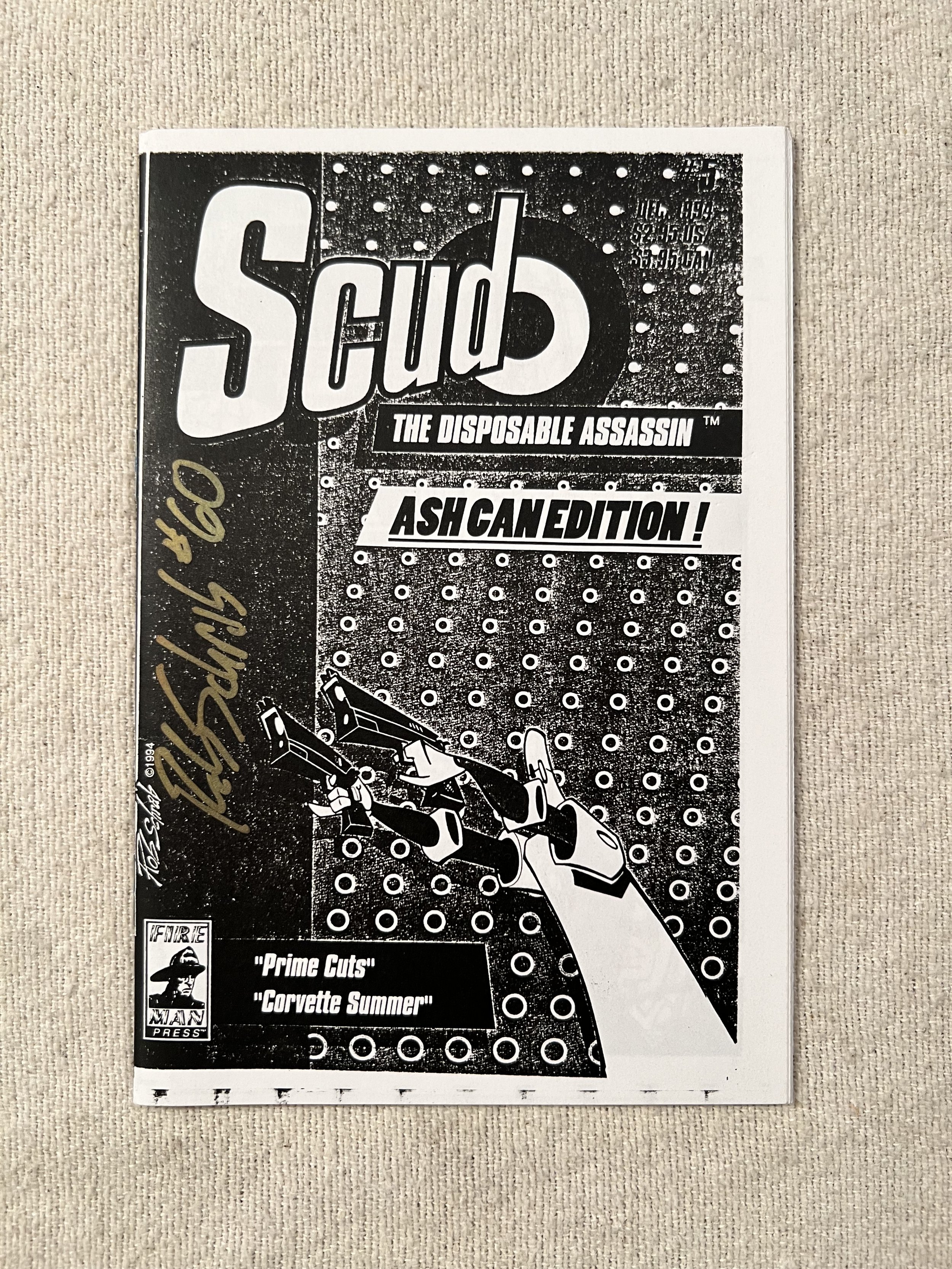 Scud Ashcan #5, Signed "60/100"