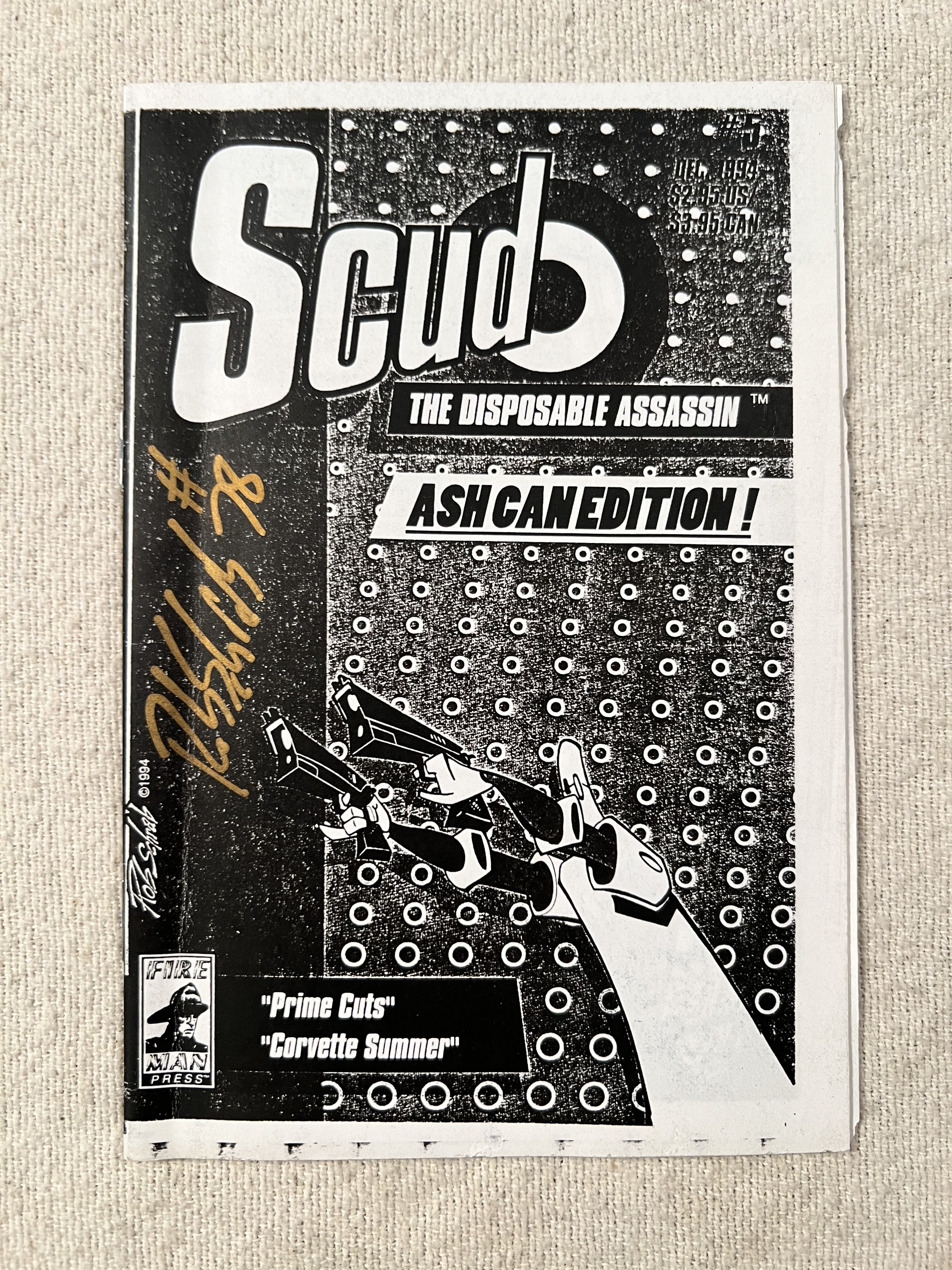 Scud Ashcan #5, Signed "78"