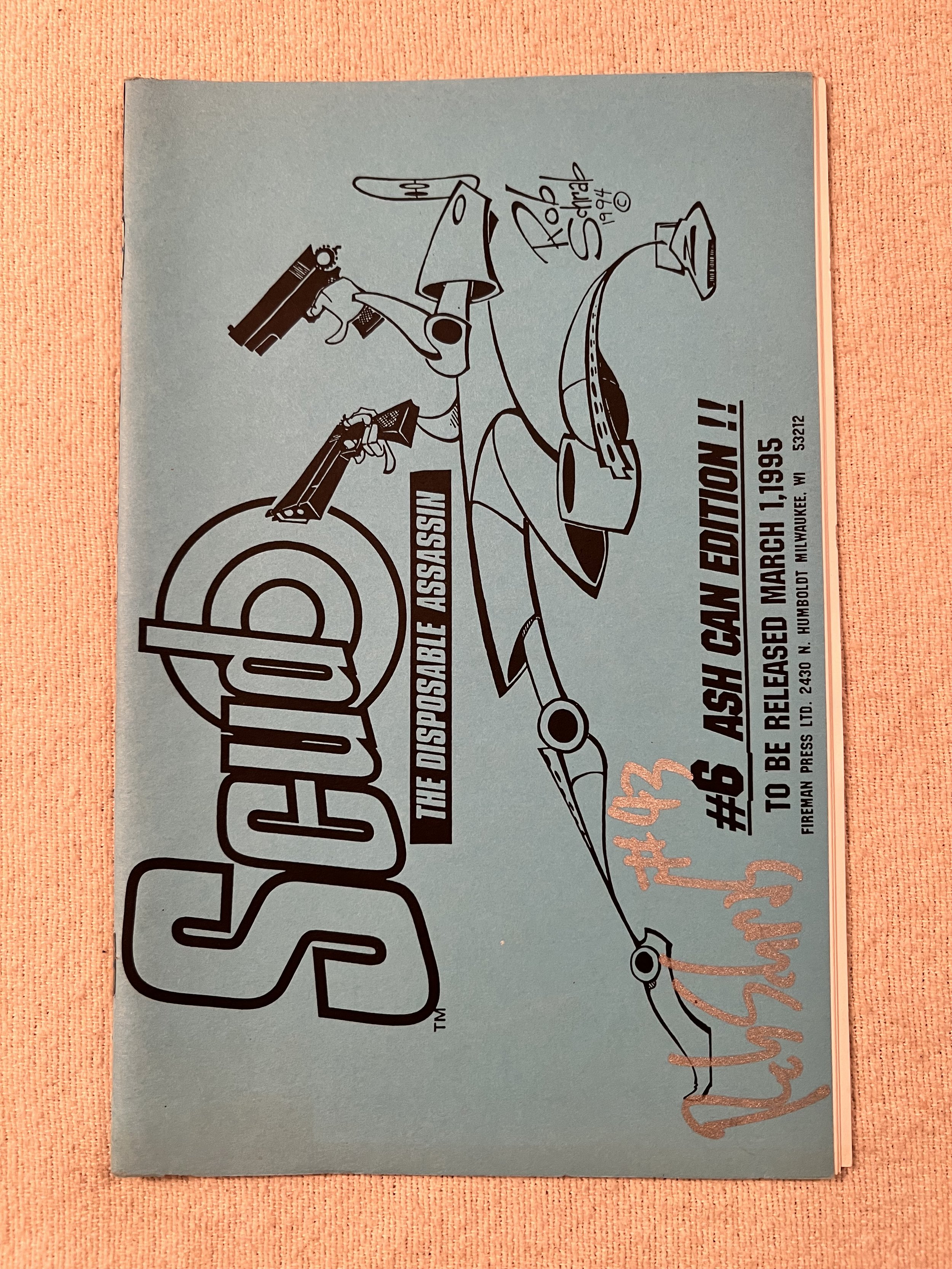 Scud Ashcan #6, Signed "43"