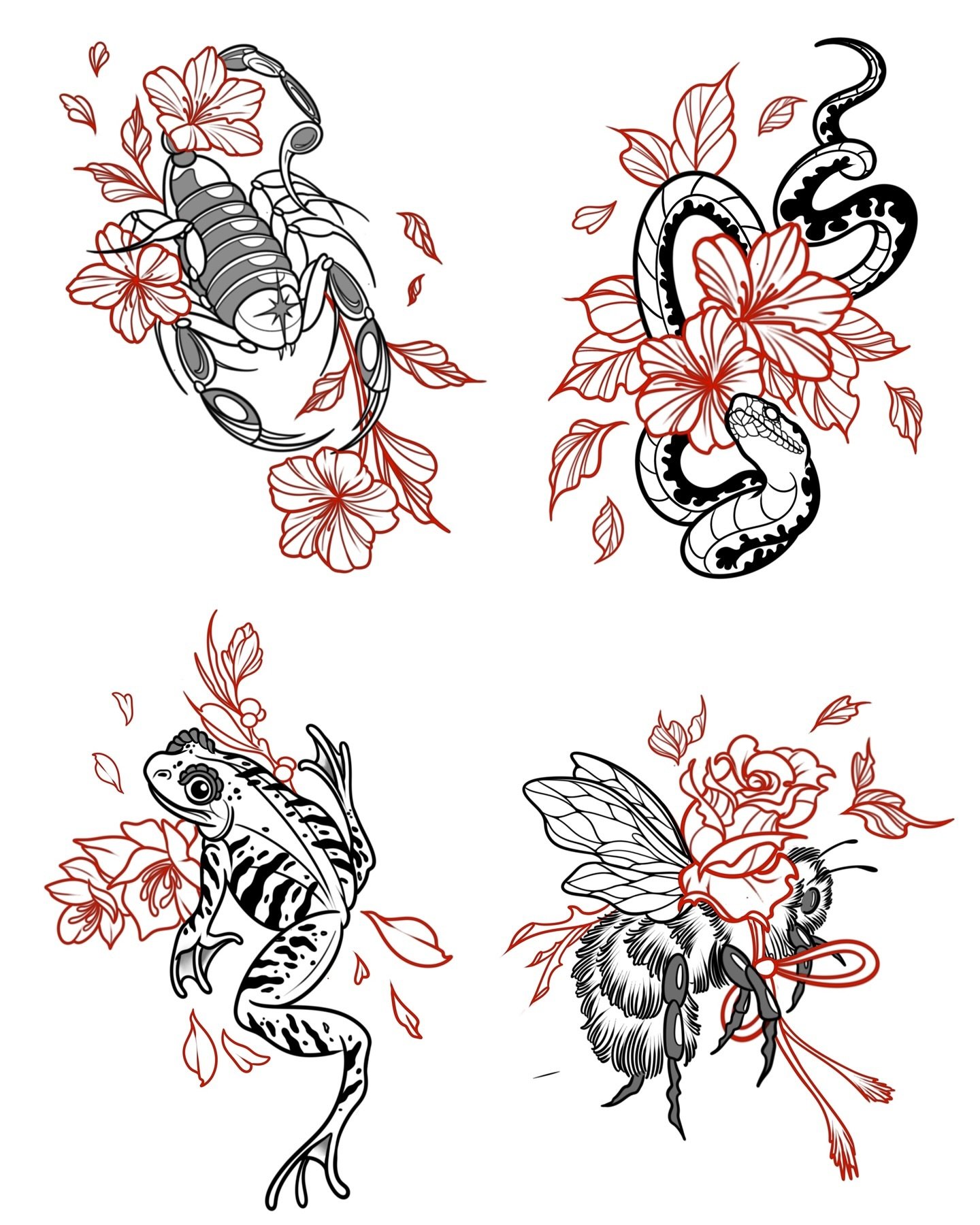 Join us at our Flash Day this Saturday June 15th!

📍Tempest Tattoo Atelier | 1333 Saint Paul Street, Kelowna

👹Pop of Red - $400, 5-6&rdquo;
🦋Moths/Snake/Snail - $350, 4-6&rdquo;
❤️&zwj;🔥Twilight/Sacred Heart/Lady Moth - $400, 5&rdquo;
🌿Venus Fl