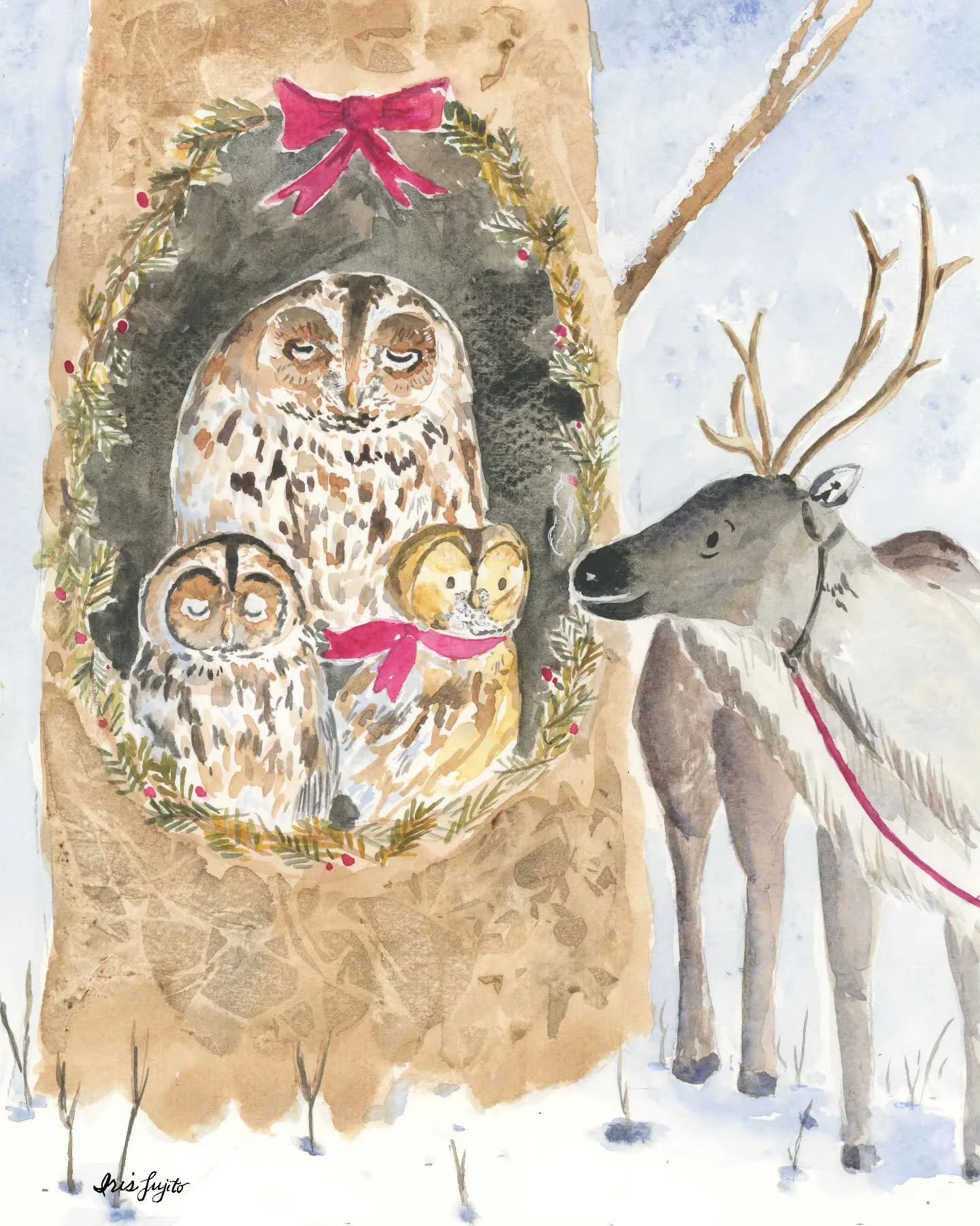🦉🌲🦌 TAWNY OWL 

Day 8 of Jehane&rsquo;s 12 Days of Christmas ✨

Grateful to Jehane and these artists for hosting this art challenge:

@jehane_ltd @bonbiforest @thistlemoon @traceyenglish @abbyjacdesigns @mariamatos_illustration @katherinequinnillu