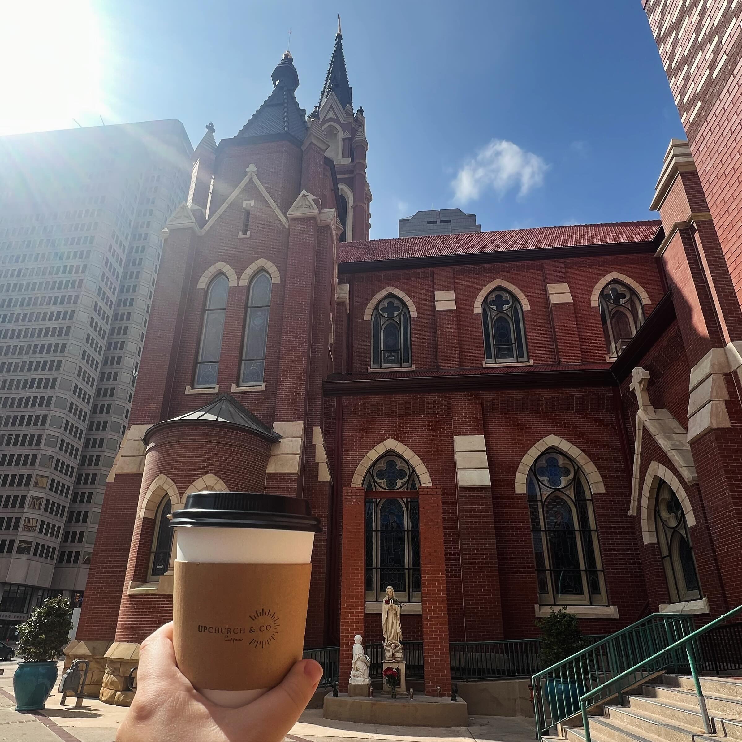 We had such a great time serving the staff at the National Shrine Cathedral of Our Lady of Quadalupe this morning! We&rsquo;re thankful to be able to share our love for coffee with the Diocese of Dallas. Praise be to God!! 🙏🏼 

#coffee #catholic