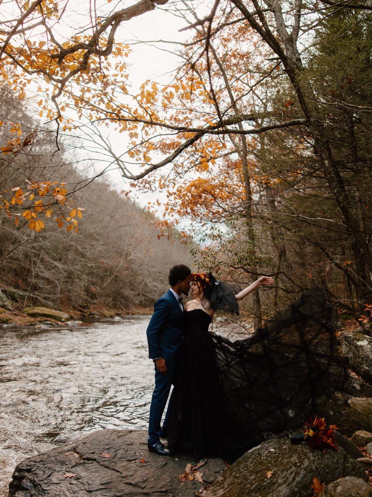 Juwan &amp; Delaney 🧡 Leaves spiraled through the air, the forest hummed with life with a smell of fresh rain and Delaney stepped into the day as a mystical woodland fairy just as she dreamed. A sacred moment&mdash;meant to be felt more than seen an