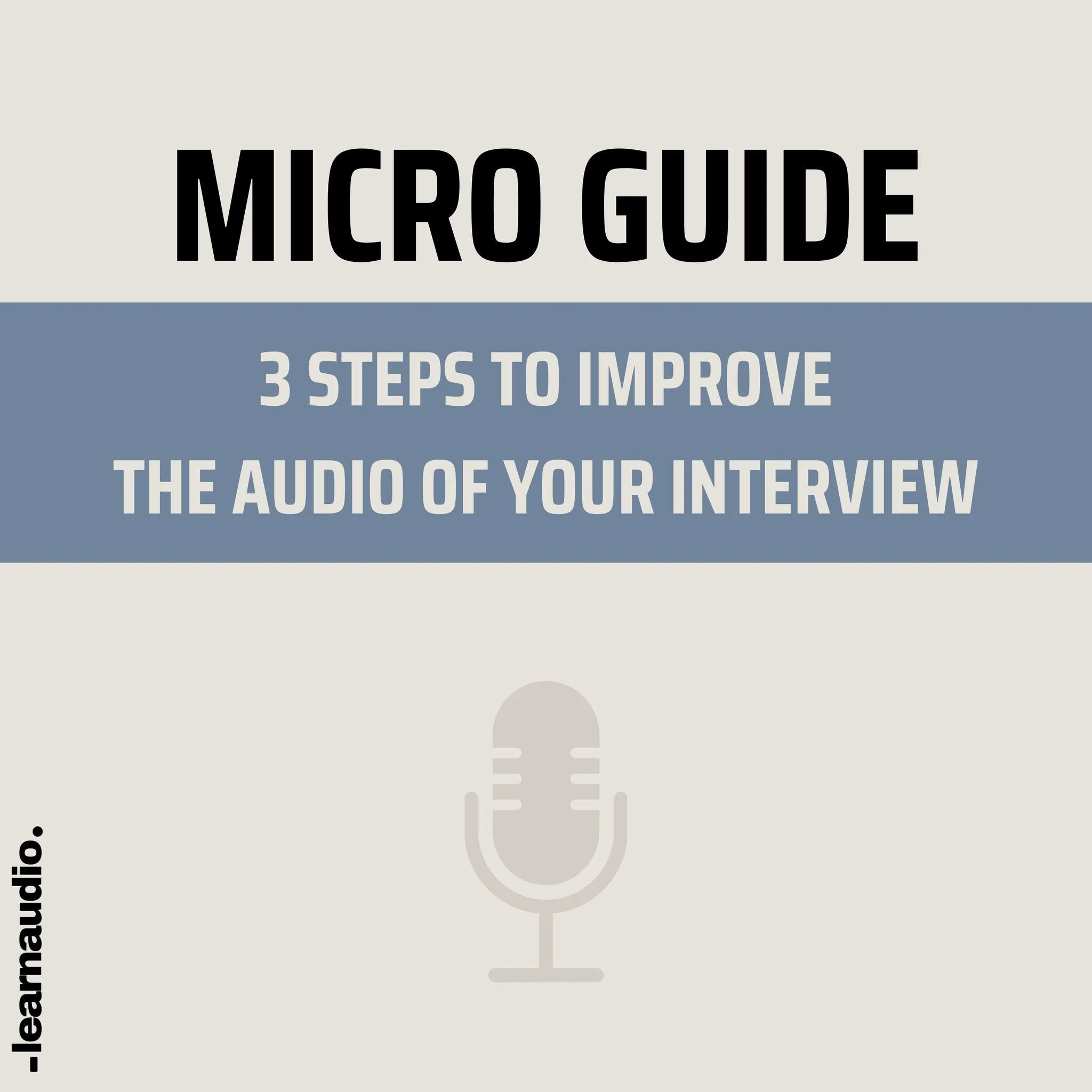 We've all been in a situation where we overlooked certain aspects in our work, leading to noise or disruptions during interviews. This micro guide is designed to help you consider everything necessary.

Improve your interview audio effortlessly with 