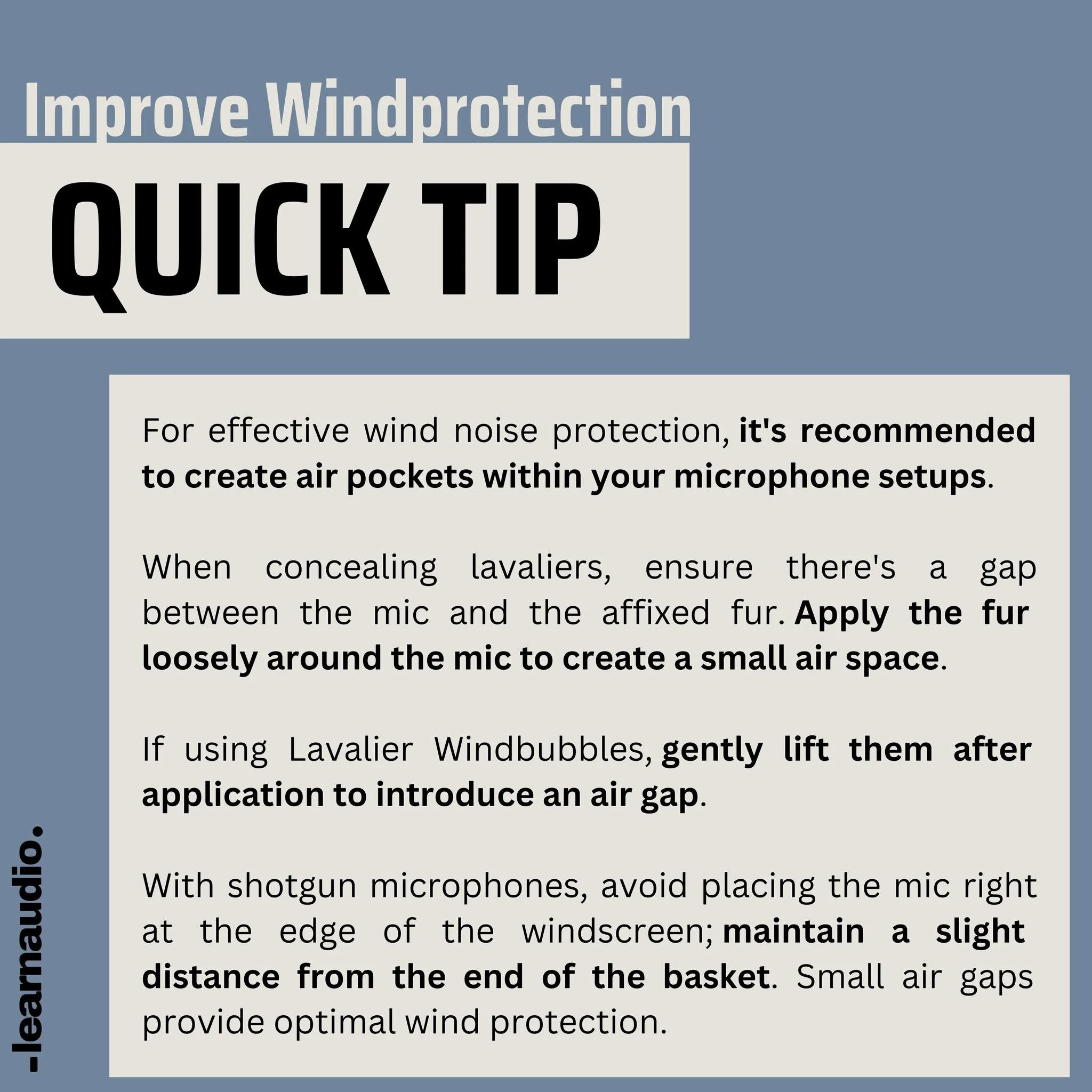 How to improve the windprotection of your microphone setups! @rycoteuk @radiuswindshields @bubblebeeindustries @ursastraps @vivianasoundsolutions #locationsoundmixer #locationsound