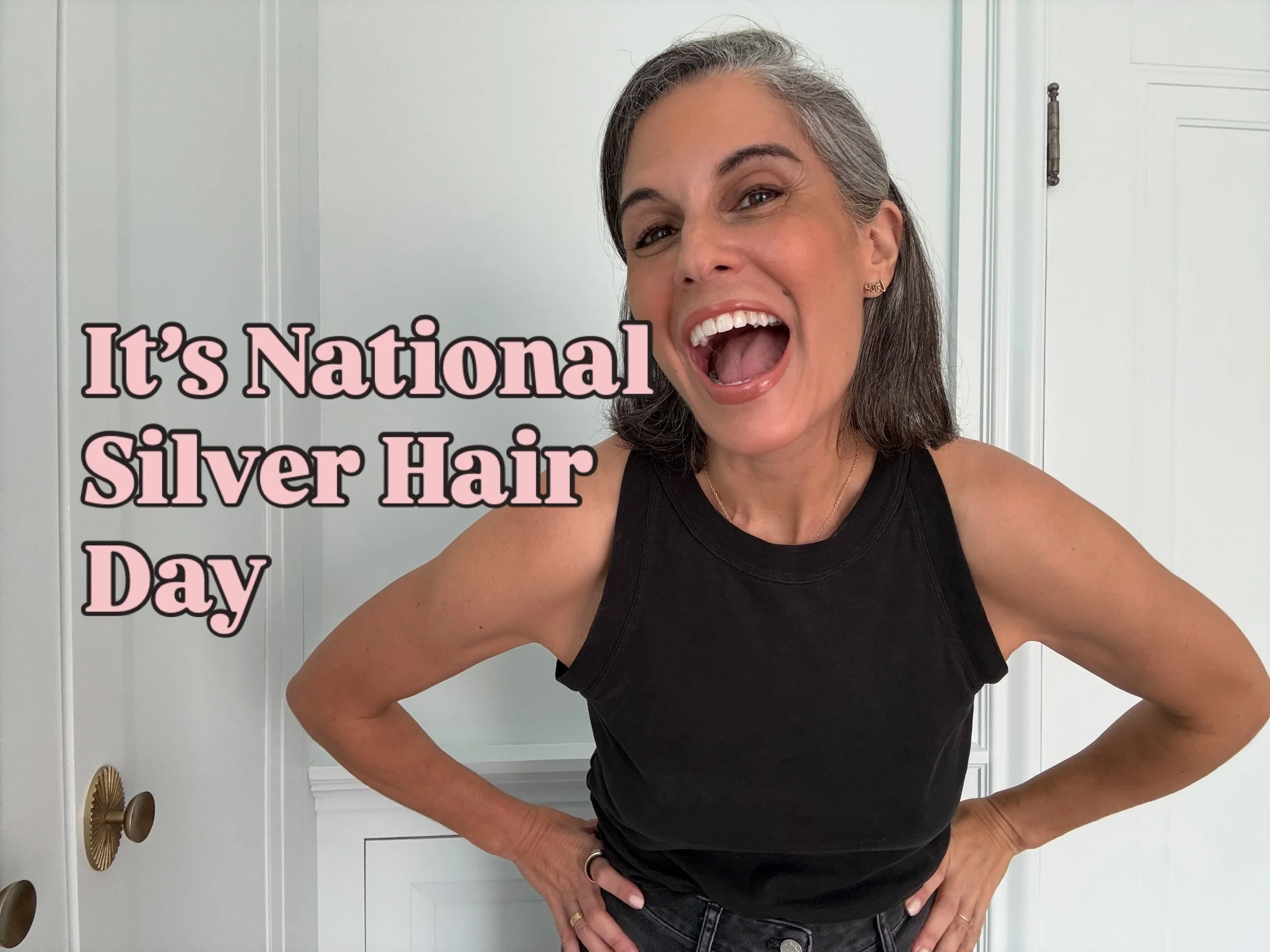 Who knew we had a special day to ourselves. It&rsquo;s national silver hair day and how will I celebrate? 

I&rsquo;ll make a post to encourage my friends to give it a thought, perhaps consider it, and quite possibly give silver hair a go 

What&rsqu