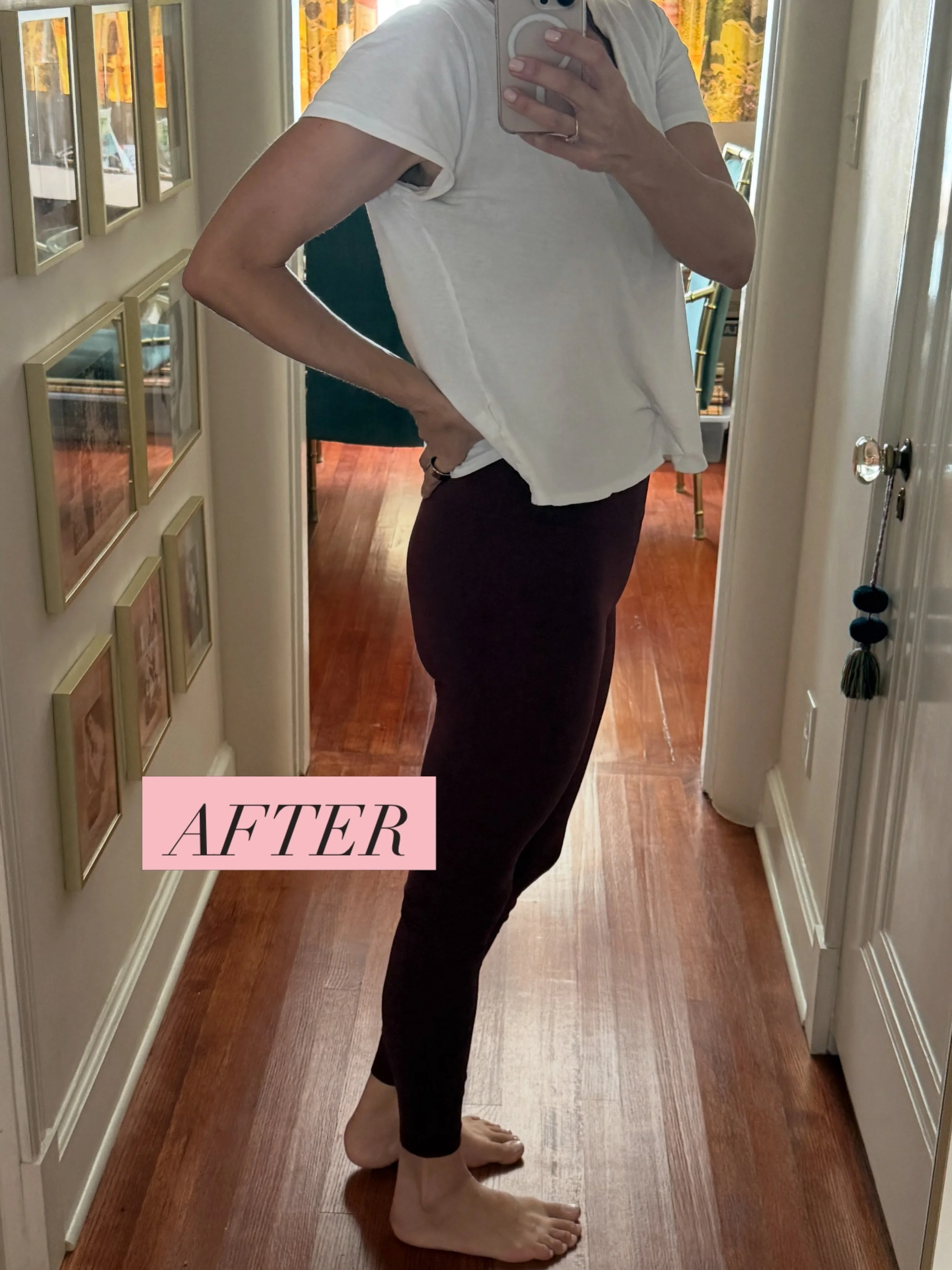 On a totally ridiculous rant, midlife brought me a more flat appearance&hellip; in the tookie area. I recently started to focus my training on the tookie and finally it&rsquo;s starting to not seem so flat. 

It&rsquo;s the little things in life&hell