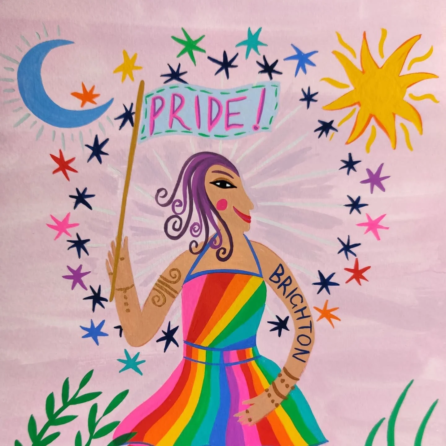 Fab Brighton Pride Parade yesterday! And thanks Mariah Carey for reaching our living rooms! 😉🥳

@brightonprideofficial

#brightonpride 
#brightonpride2025