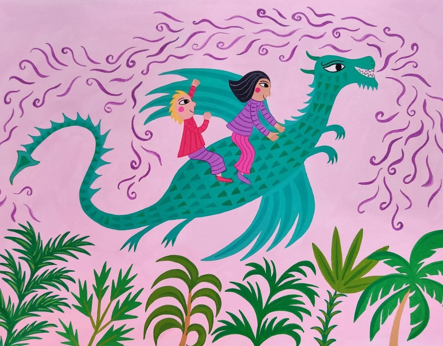 Honestly who wouldn't want to travel by dragon?! 
Happy weekend 😍