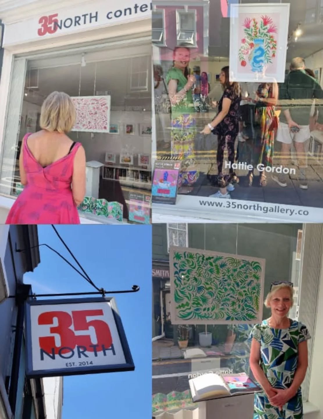 Exhibition extended! 

Whoop! I've got an extra couple of days in @35northgallery. 🤗 We're open today and tomorrow 11-5:30 if you would like to visit. 

There are now five painted dragons in the gallery and chocolate for kids that find them all, one