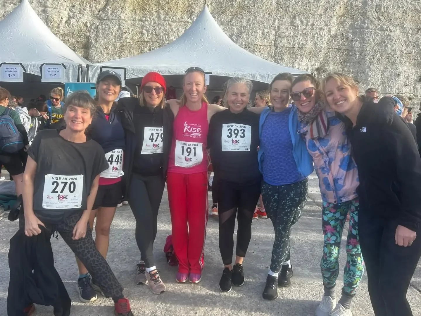 RISE 8KM run with this wonderful lot this morning for the amazing Brighton charity @_rise_uk 
Beautiful weather, beautiful route, beautiful women. Well done everyone! 💪🥳❤️
#runlikeagirl