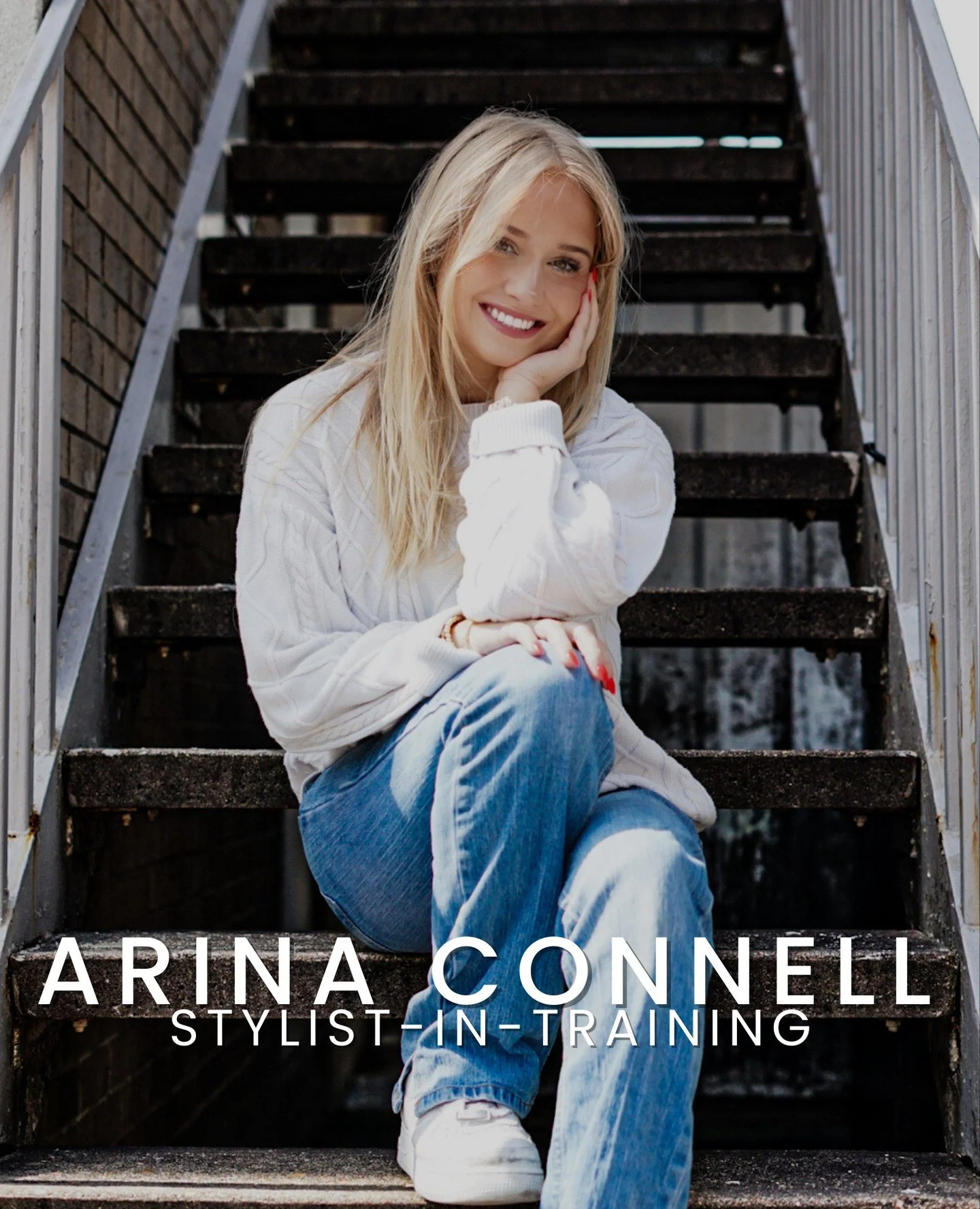 A proud moment for our team- Arina has completed the first phase of our education program and has been promoted to FORWARD. Stylist-in-Training! Her books are now open on Wednesdays. Swipe to view her pricing and secure your appointment before her av