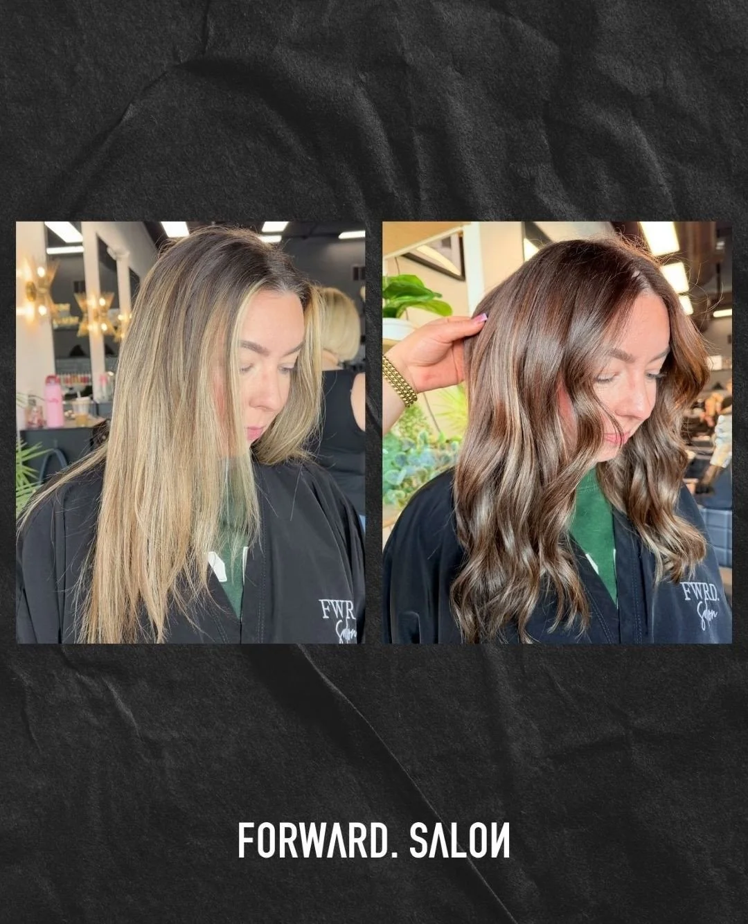 Blonde to brunette, but make it glossy ✨⁠
⁠
This transformation by Amy is all about depth, shine, and that rich, healthy finish. Proof that going darker doesn&rsquo;t mean losing dimension&hellip; it just hits different.⁠
⁠
Ready for your own switch 