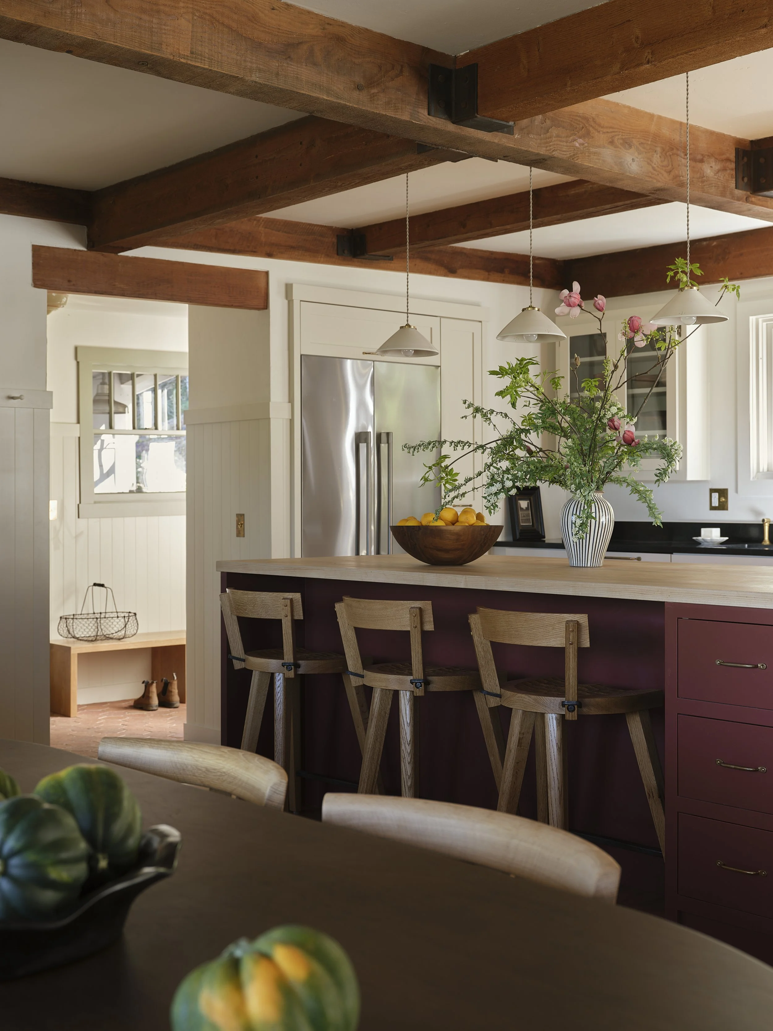Kitchen and dining detail.