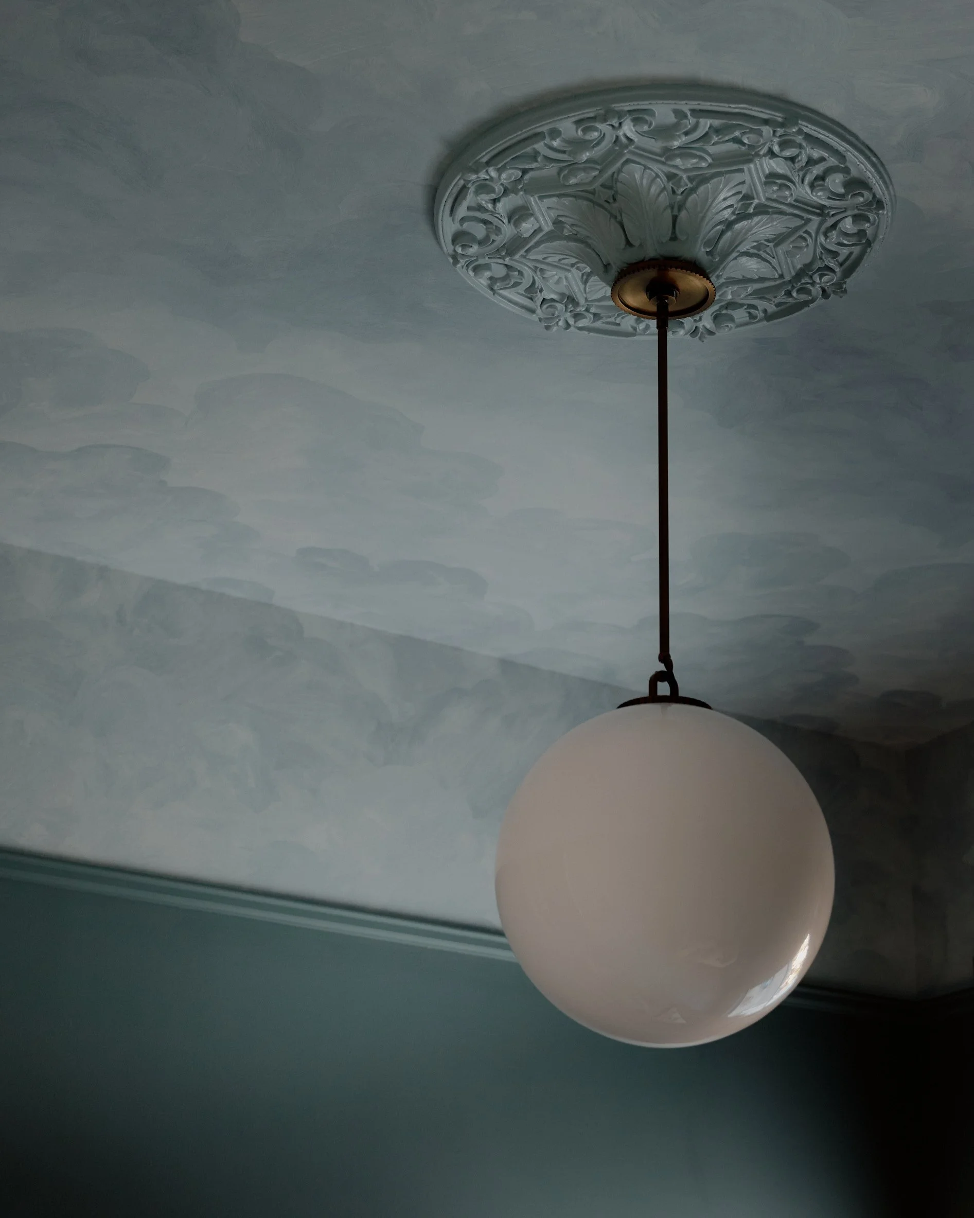Ceiling light detail.