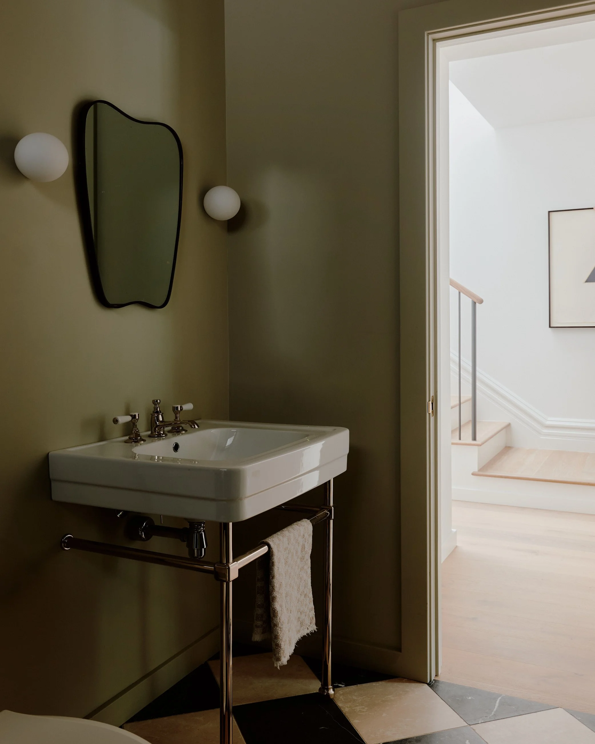 Bathroom sink.