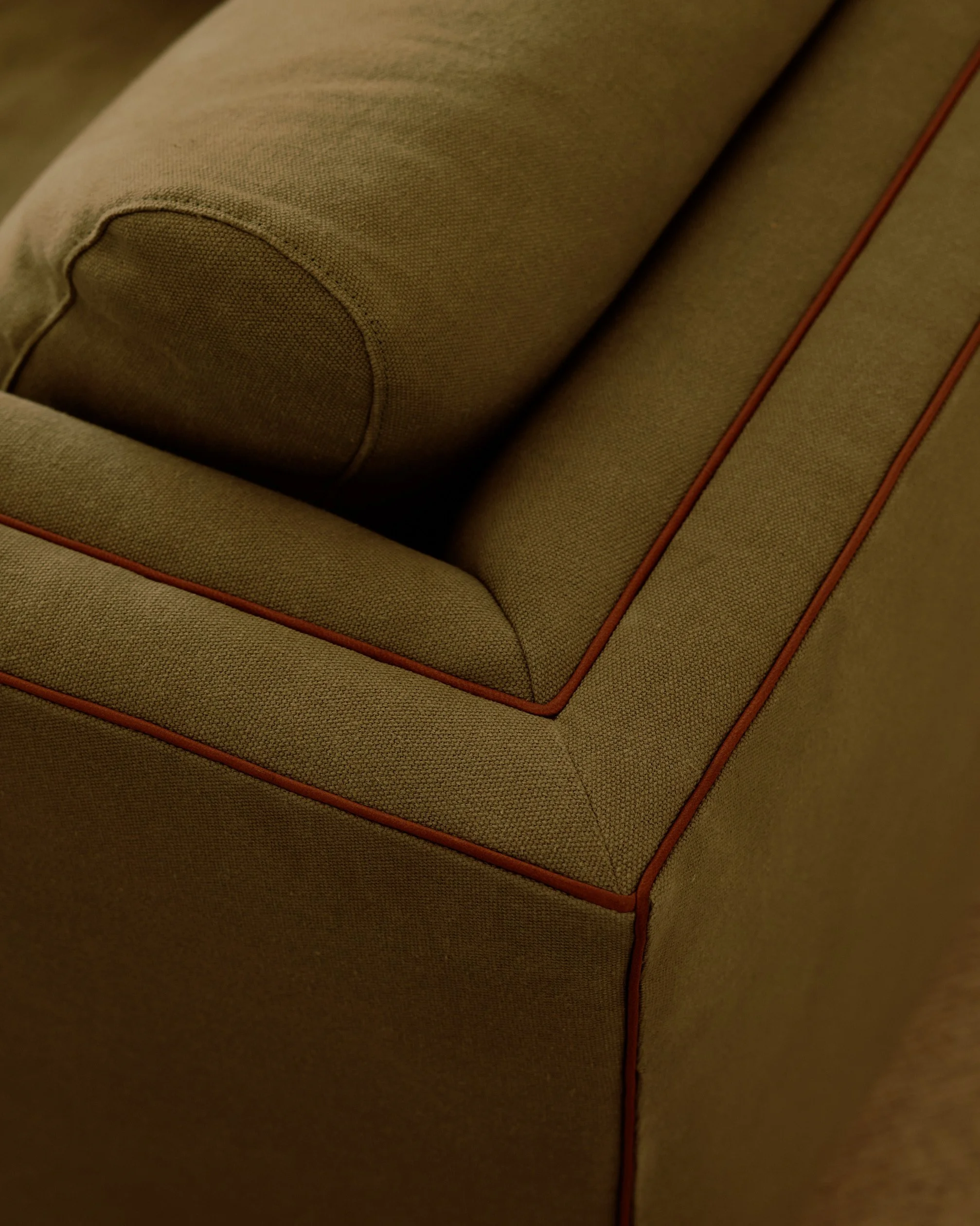 Lounge chair detailing.