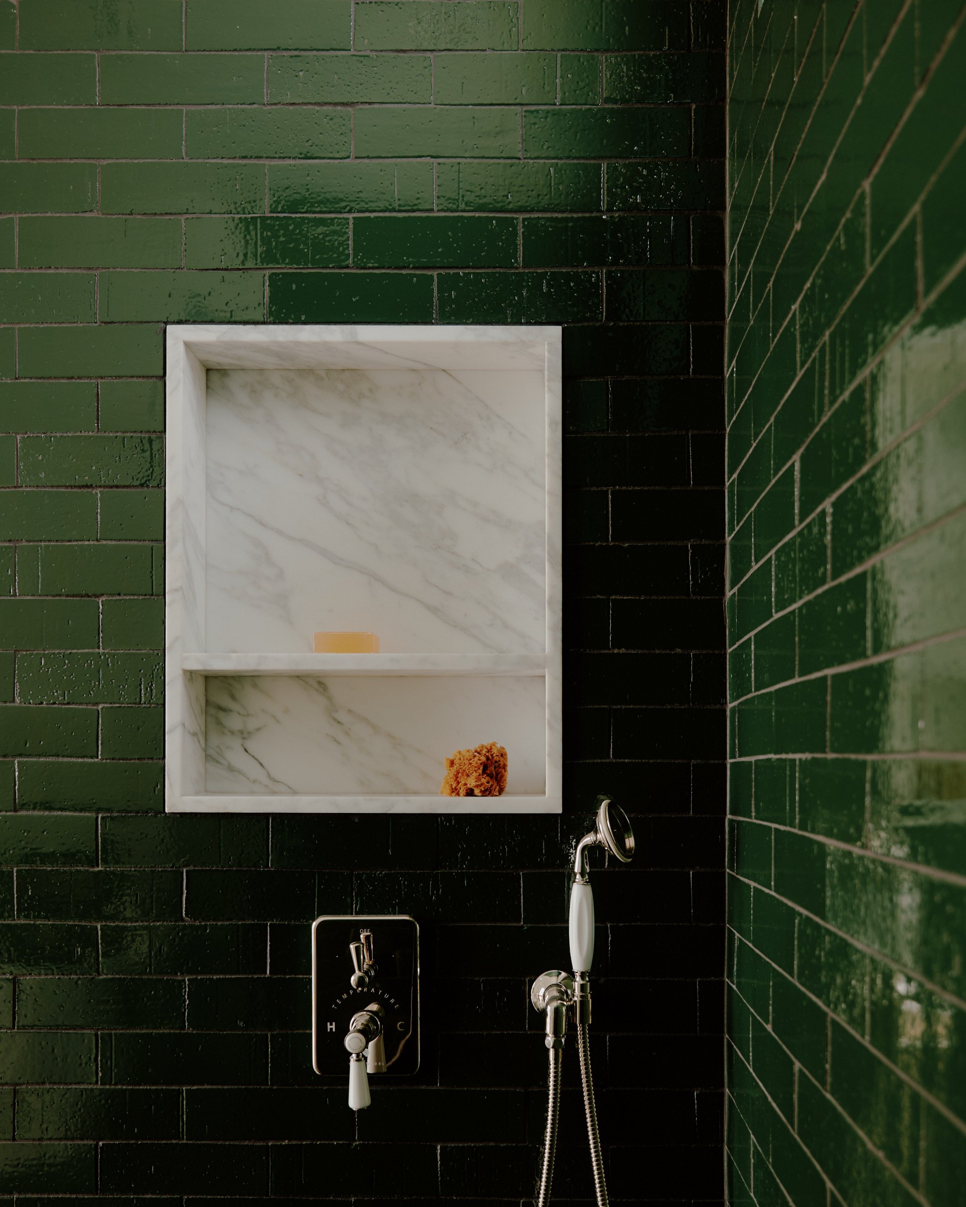 Shower detail.